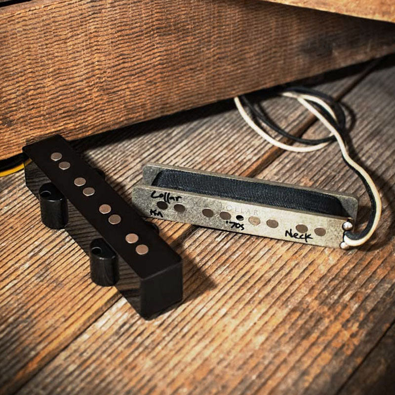 Lollar Jazz Bass 70s Style Pickup Set Black