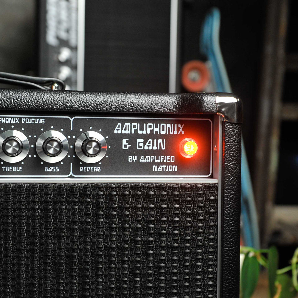 Amplified Nation Ampliphonix and Gain 50w Head Black Tolex