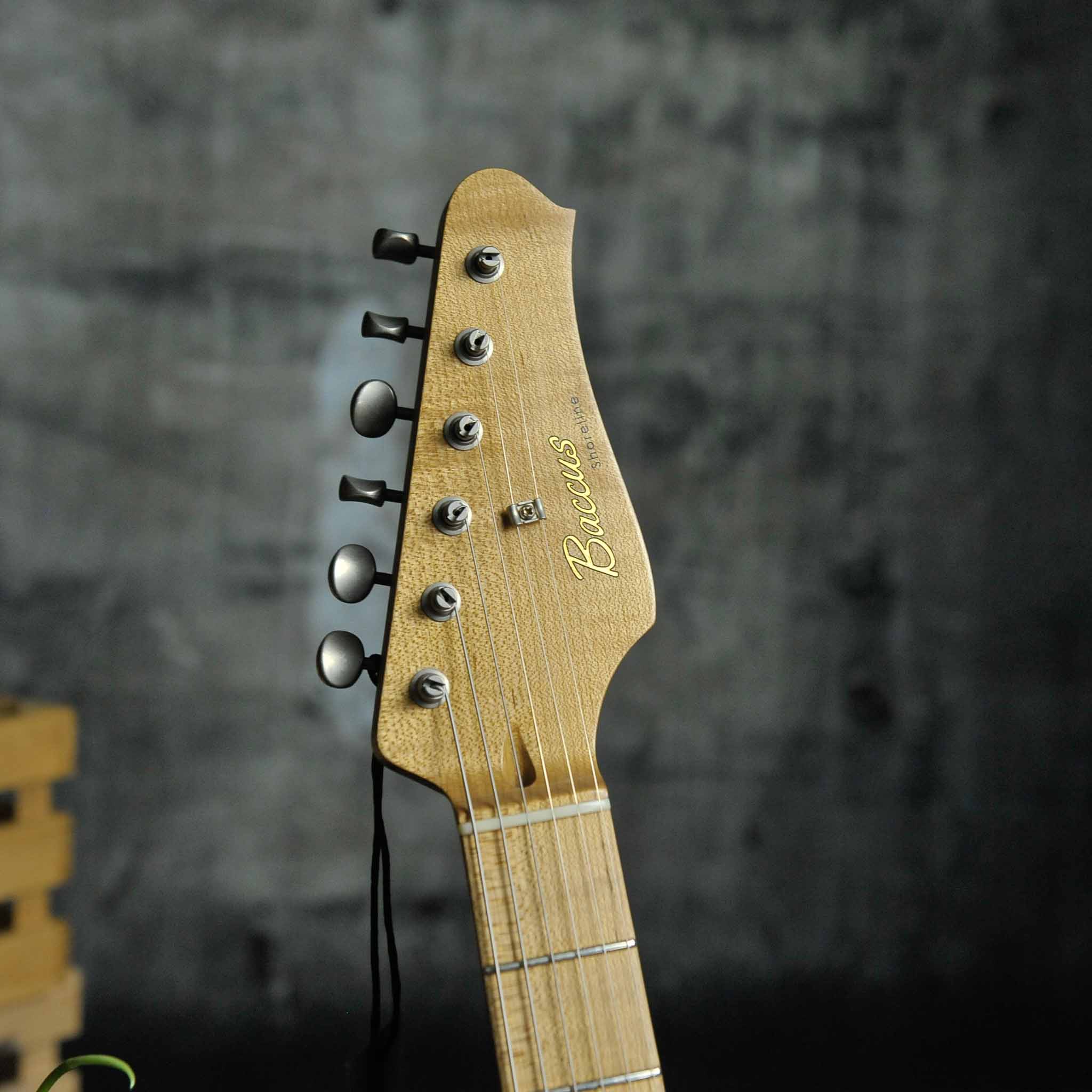 Seth Baccus Shoreline JM HH Maple/ Aged Ocean Jade Metallic, Gold Foil Pickups