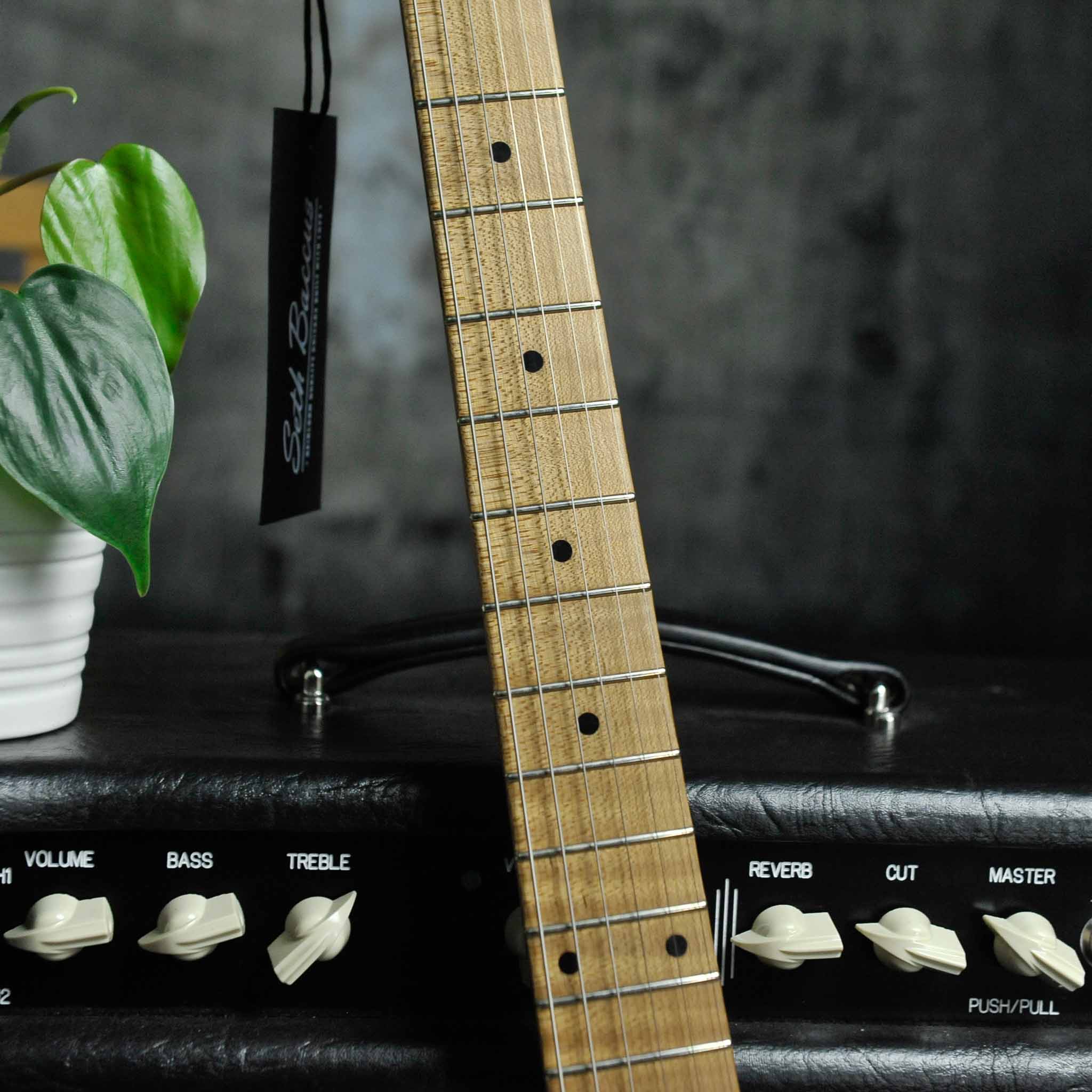 Seth Baccus Shoreline JM HH Maple/ Aged Ocean Jade Metallic, Gold Foil Pickups