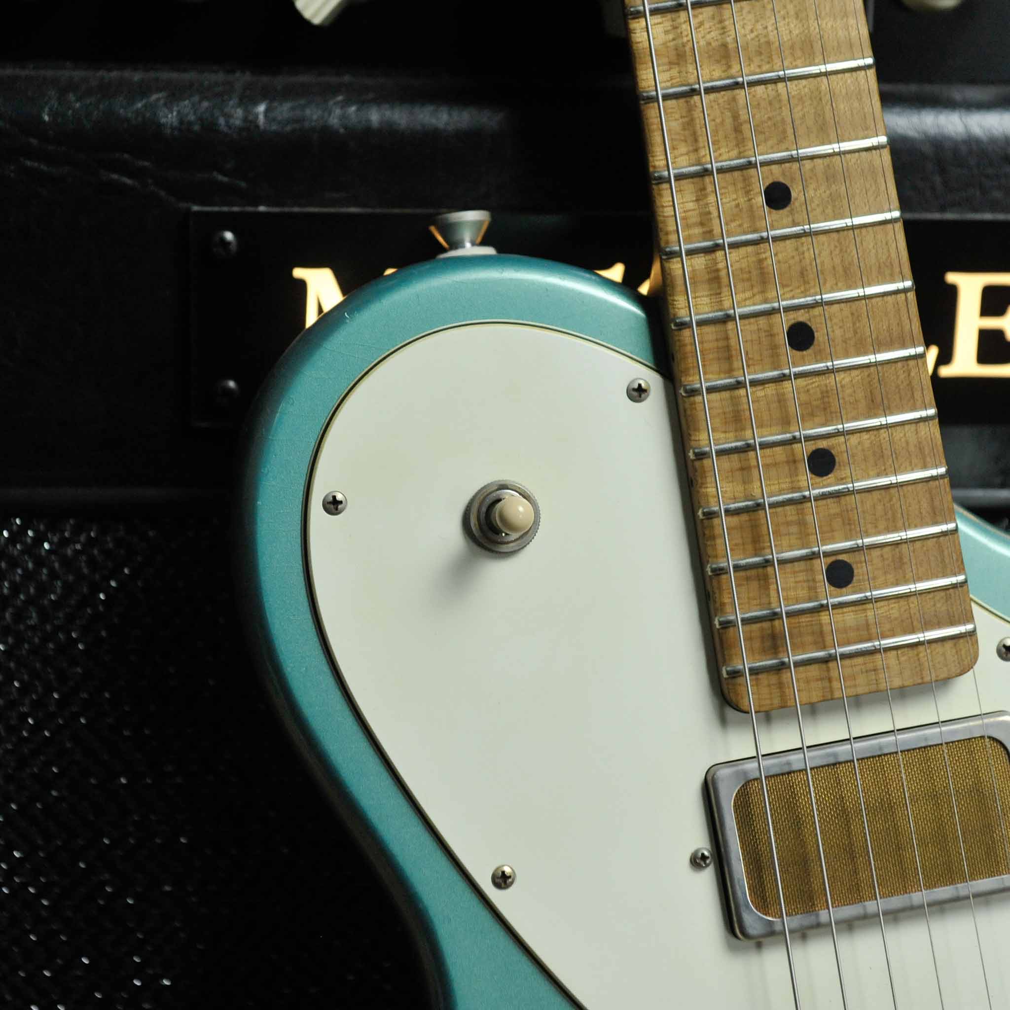 Seth Baccus Shoreline JM HH Maple/ Aged Ocean Jade Metallic, Gold Foil Pickups