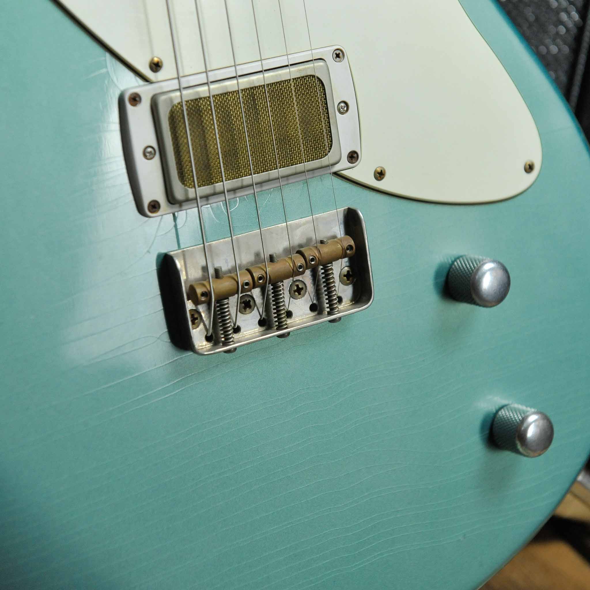 Seth Baccus Shoreline JM HH Maple/ Aged Ocean Jade Metallic, Gold Foil Pickups