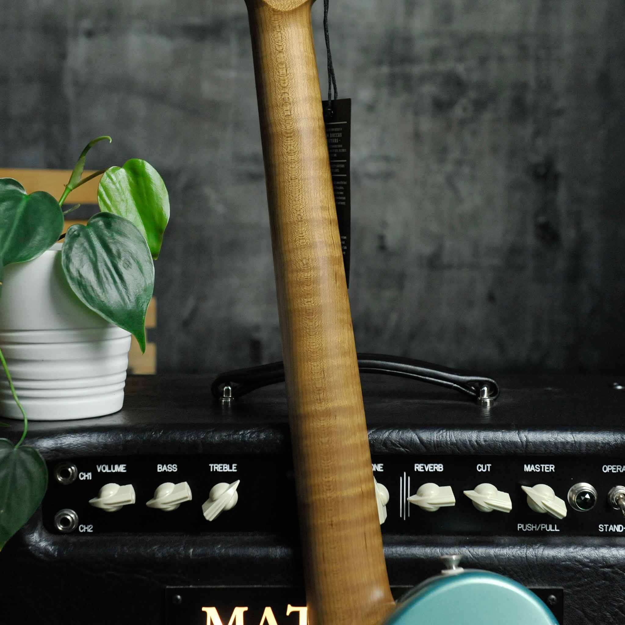 Seth Baccus Shoreline JM HH Maple/ Aged Ocean Jade Metallic, Gold Foil Pickups