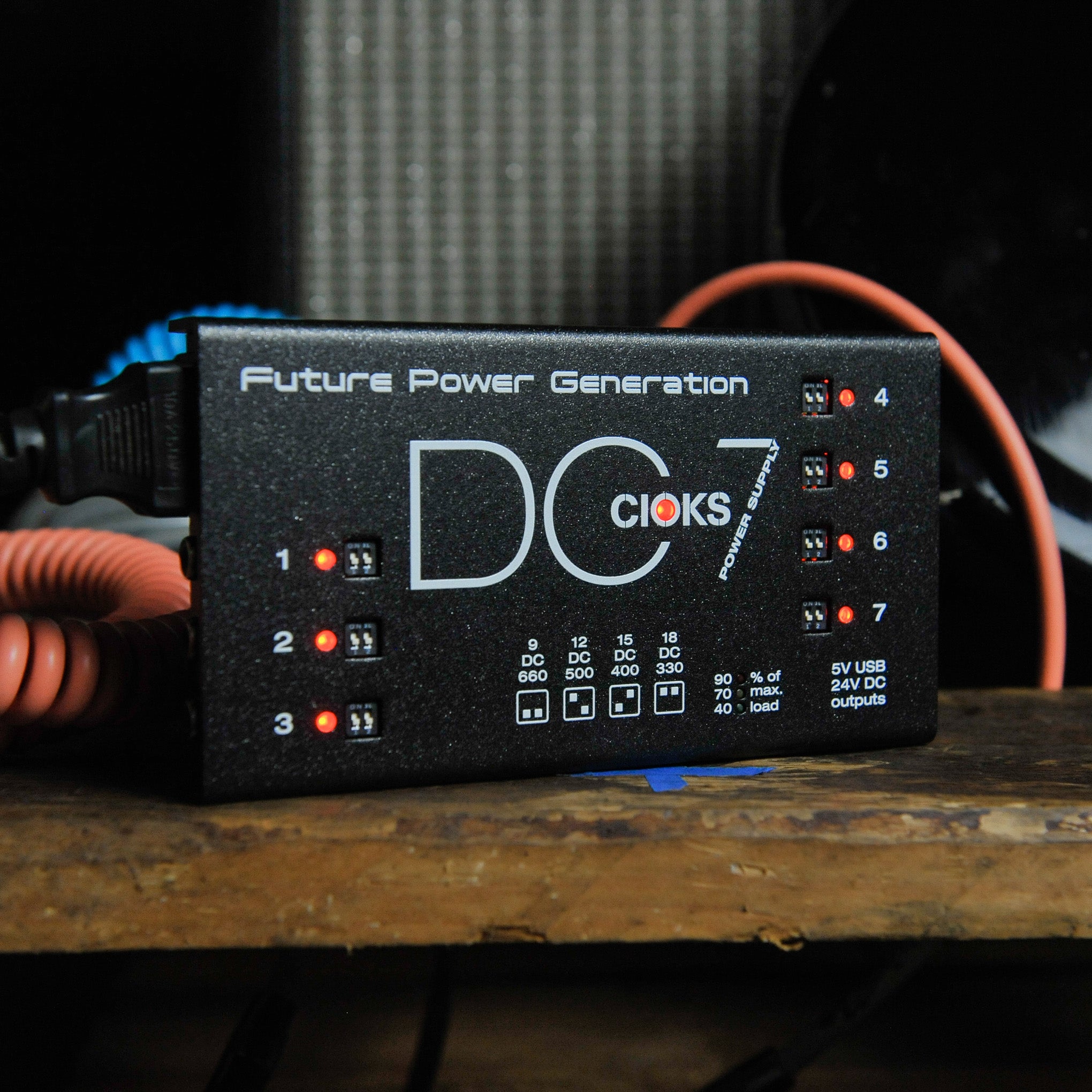 CIOKS DC7 パワーサプライ 9V/12V/15V/18V Cioks DC7 Link Power Supply | Vision Guitar