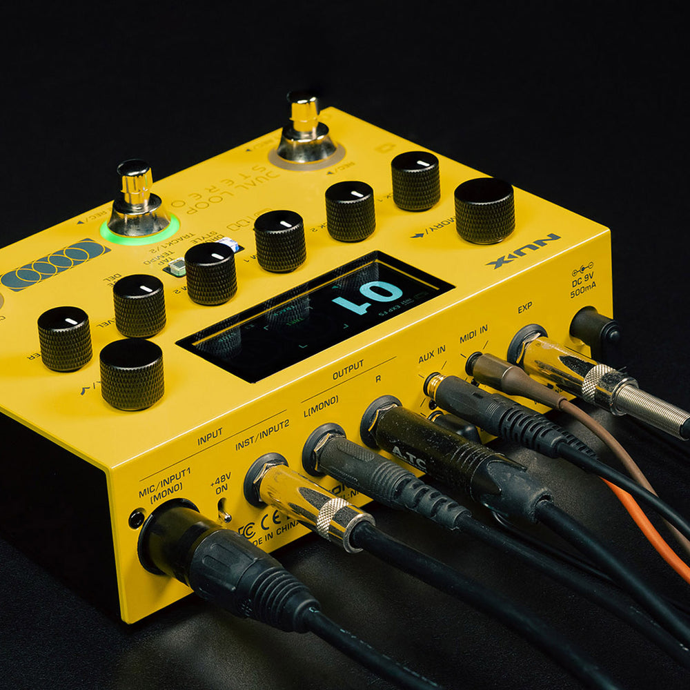NUX Dual Loop Stereo Pedal with Drum Loops