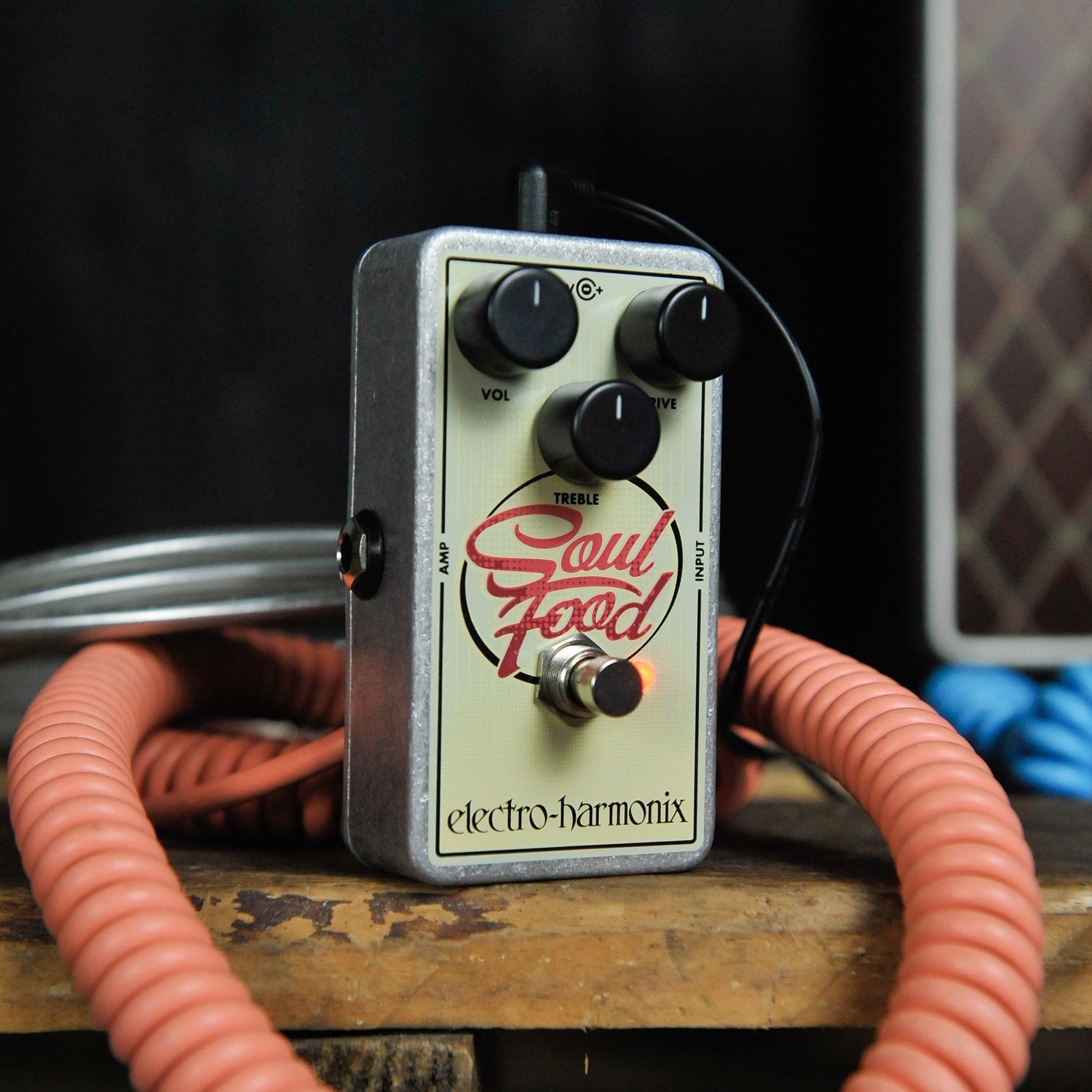soul food overdrive pedal Electro Harmonix Soul Food Transparent Overdrive Pedal – Gladesville Guitar Factory