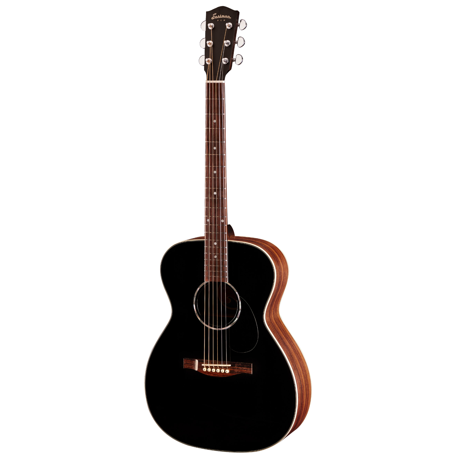 Eastman PCH2-OM-BLK Black Orchestra Model Acoustic