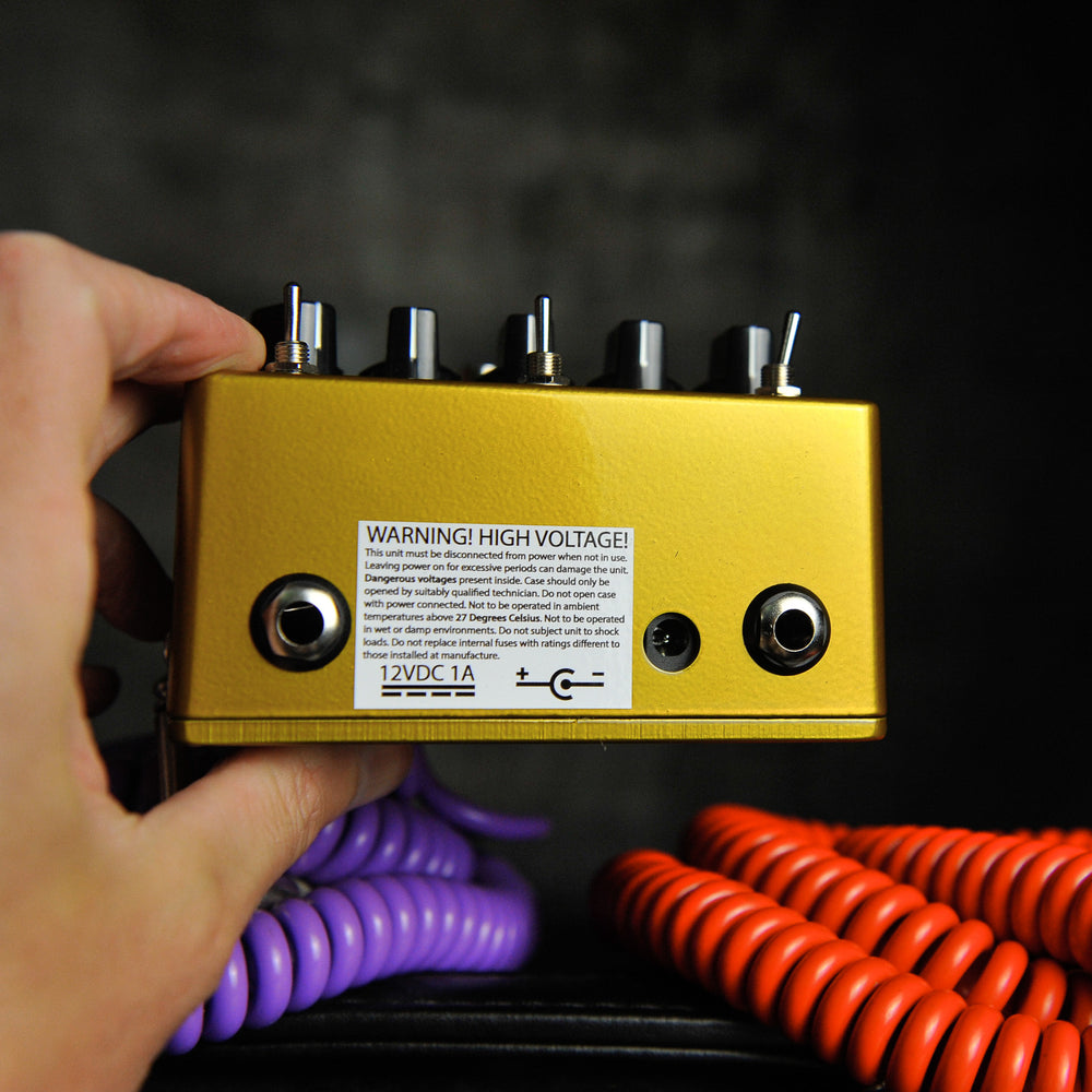 Electron Brothers Brass Knuckle All-Tube Overdrive Pedal