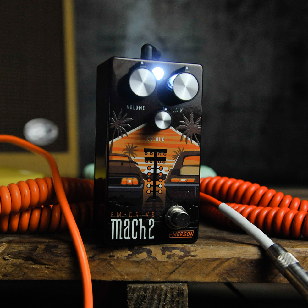 emerson drive pedal Emerson EM-Drive Mach 2 Overdrive – Gladesville Guitar Factory