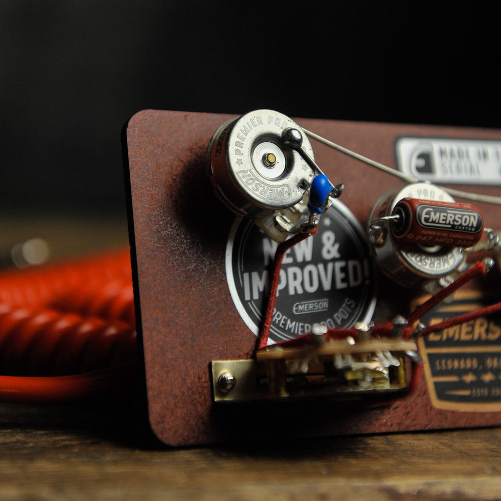 Emerson S5 Stratocaster 250k 5-Way Premier Pro Prewired Kit