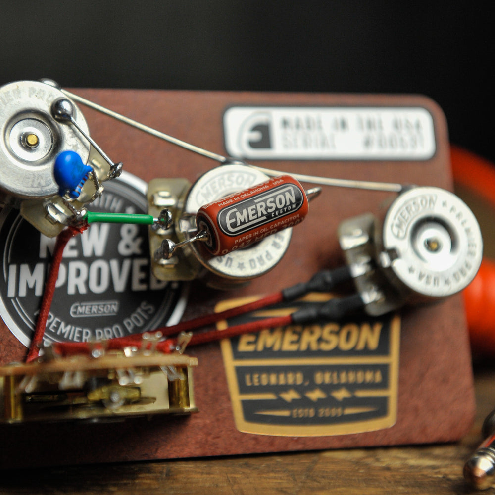 Emerson S5B Stratocaster Blender 5-Way Premier Pro Prewired Kit