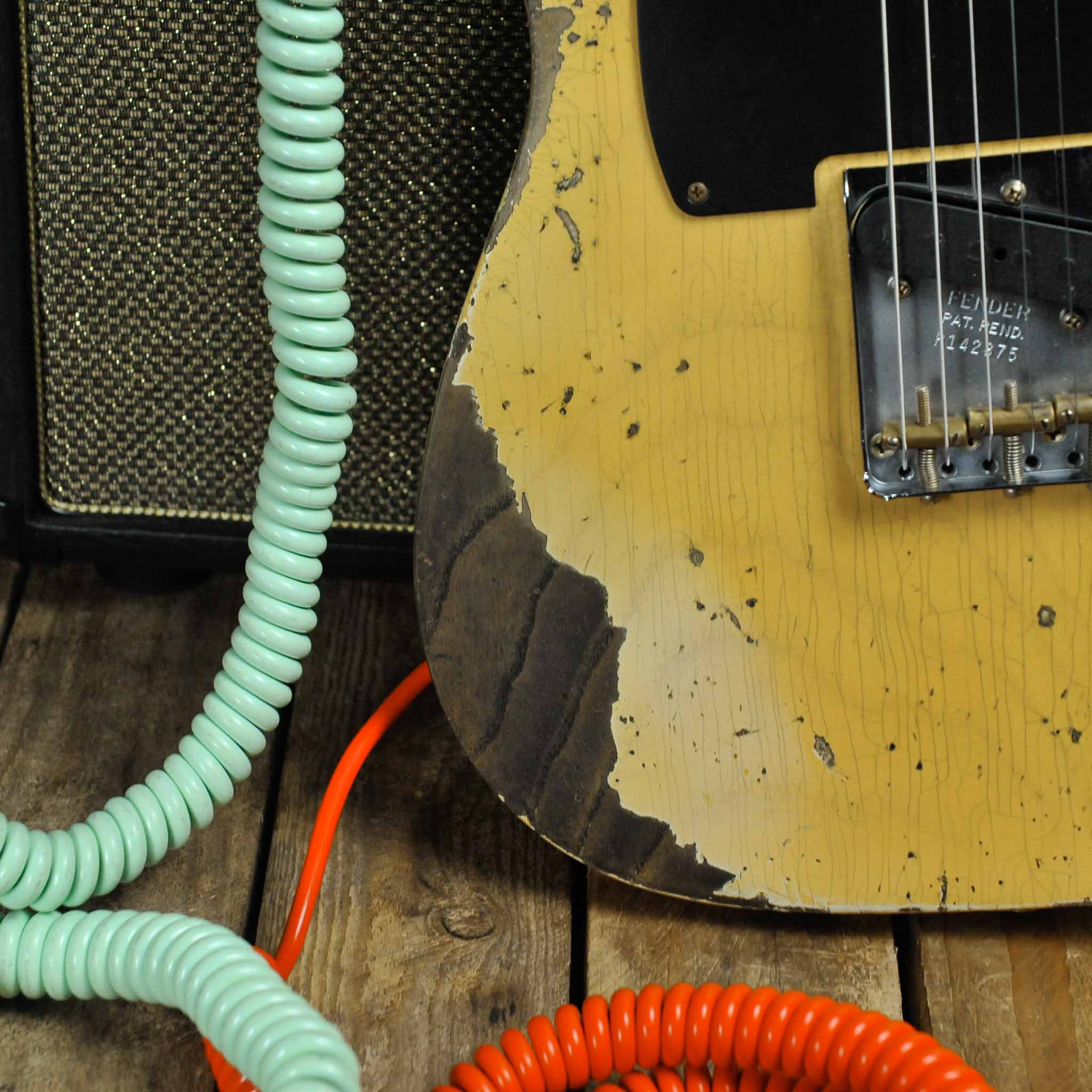 Fender Custom Shop 1954 Telecaster® Super Heavy Relic® Super Faded Aged Nocaster® Blonde