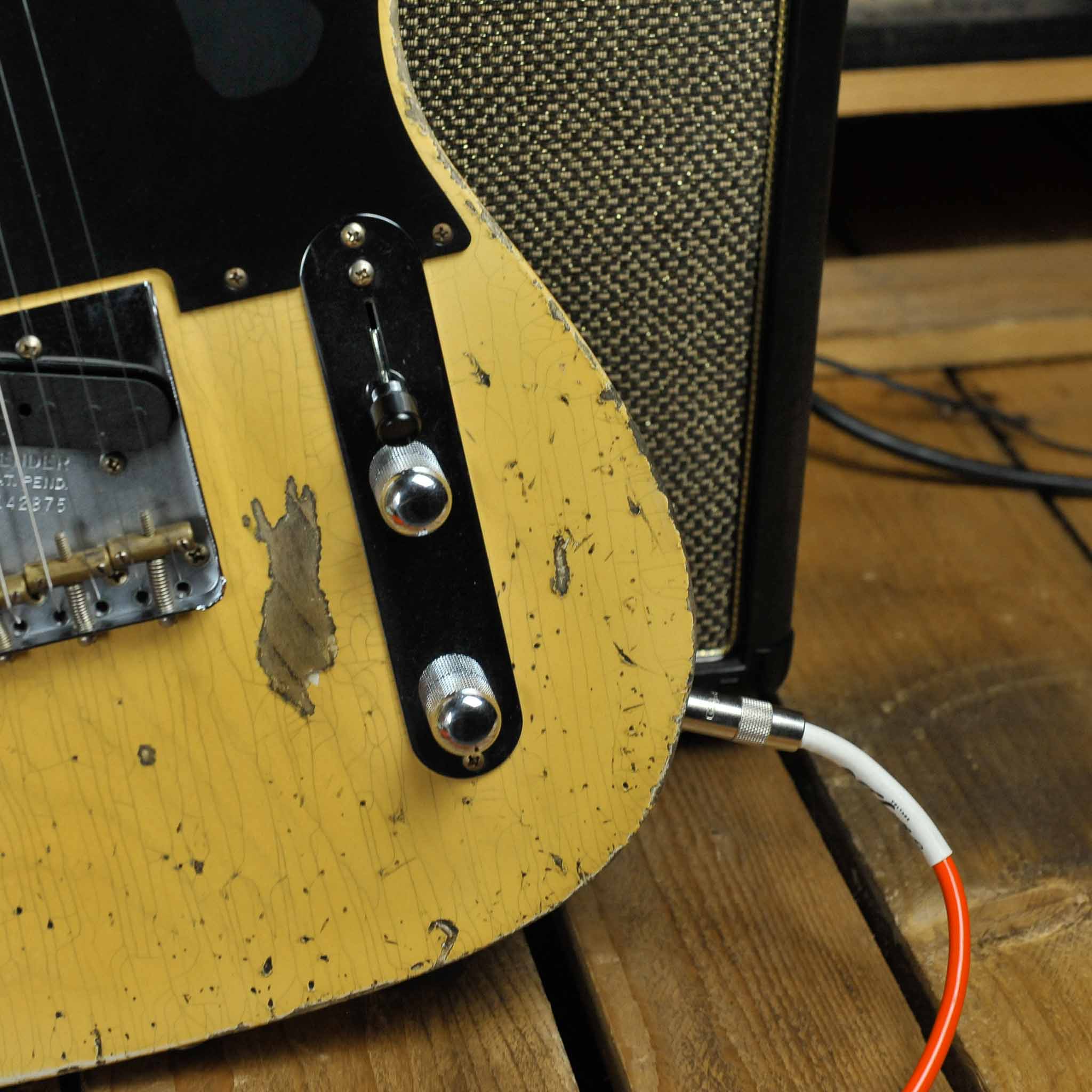 Fender Custom Shop 1954 Telecaster® Super Heavy Relic® Super Faded Aged Nocaster® Blonde