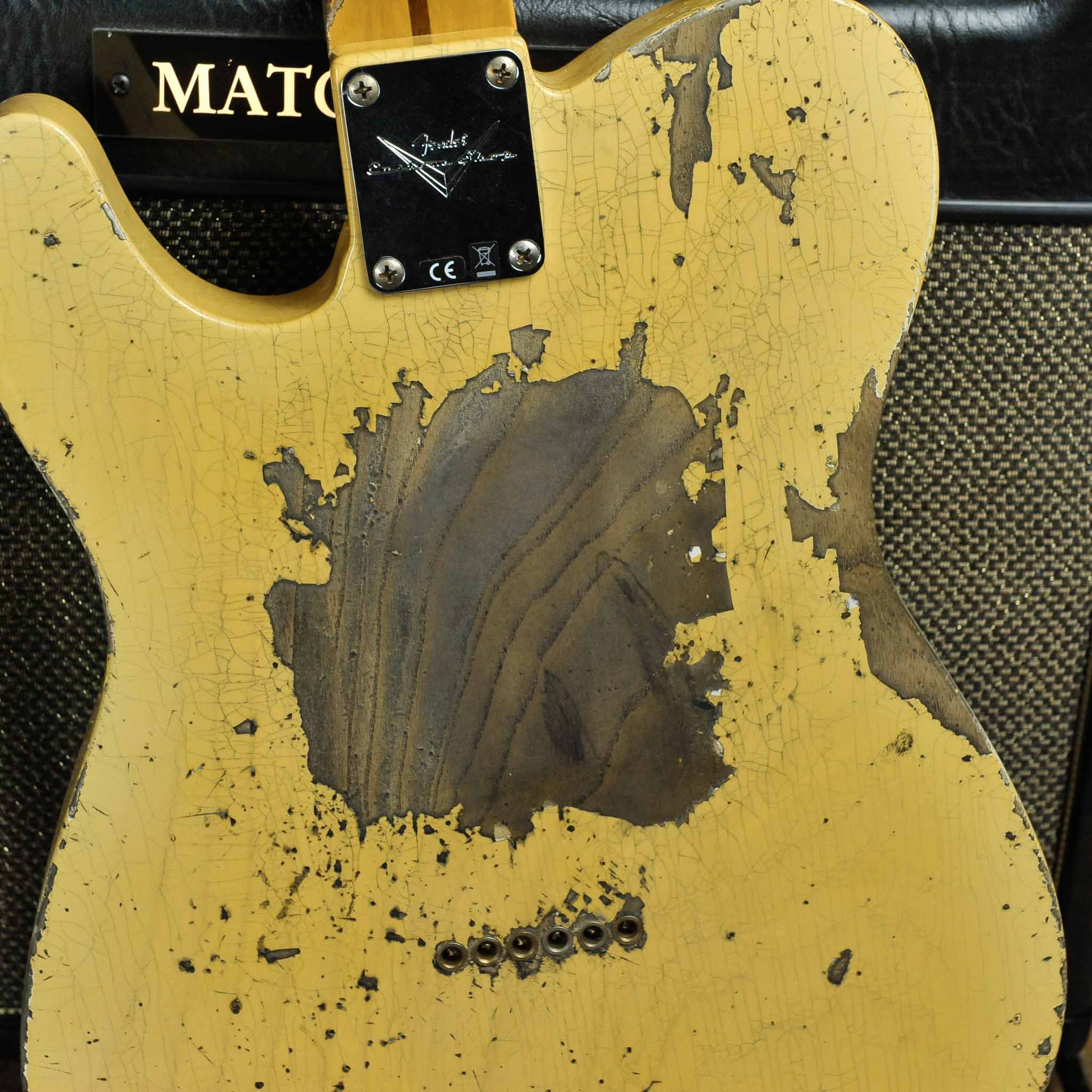 Fender Custom Shop 1954 Telecaster® Super Heavy Relic® Super Faded Aged Nocaster® Blonde
