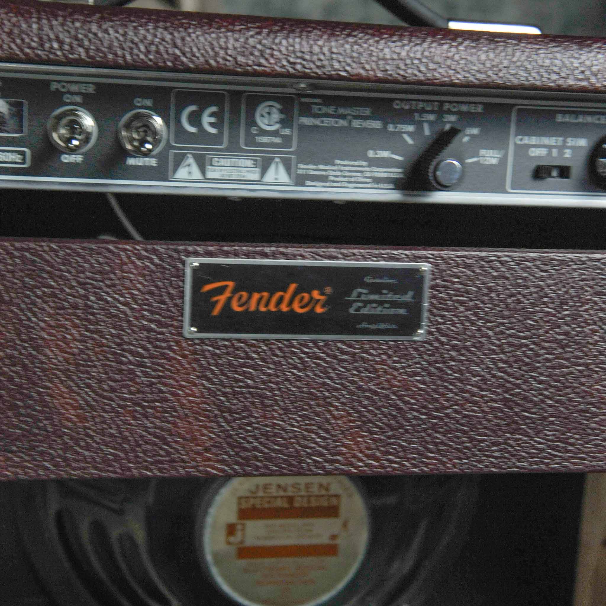 Fender Tone Master® Princeton Reverb®, 240V AUS Guitar Amp Wine (Limited Edition)