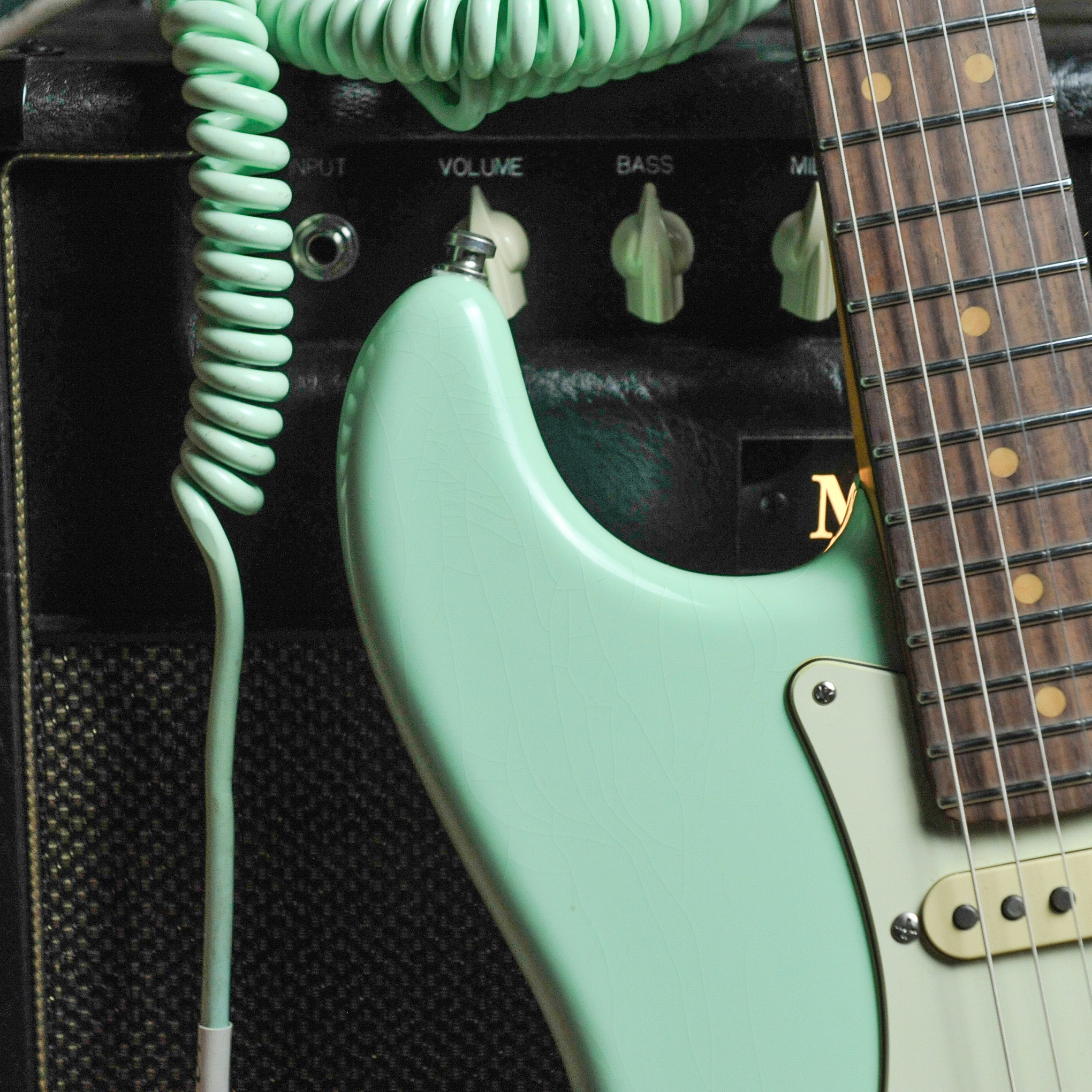Fender American Ultra Luxe Vintage '60s Stratocaster®, Rosewood Fingerboard, Surf Green