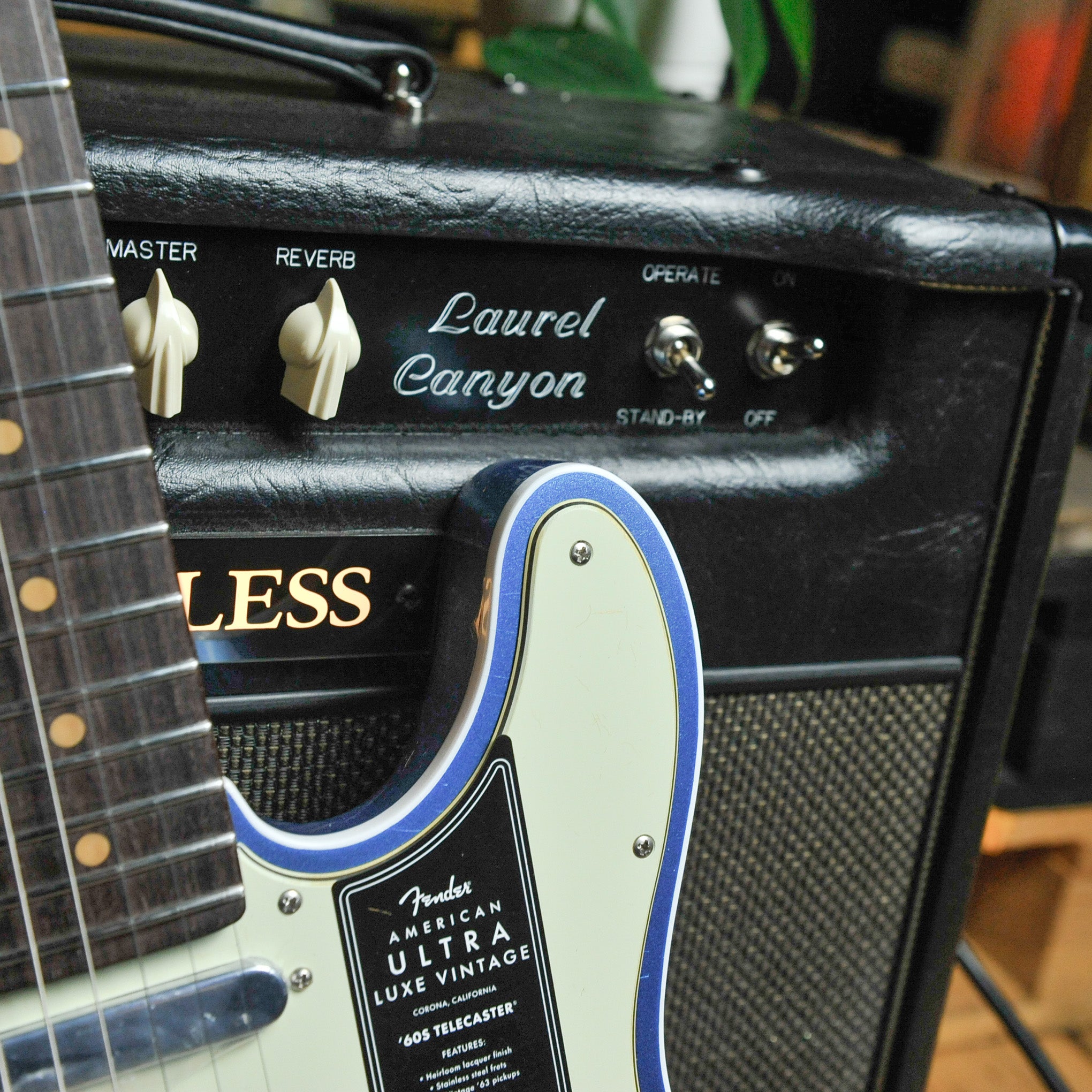 Fender American Ultra Luxe Vintage '60s Telecaster® Custom, Rosewood Fingerboard, Lake Placid Blue