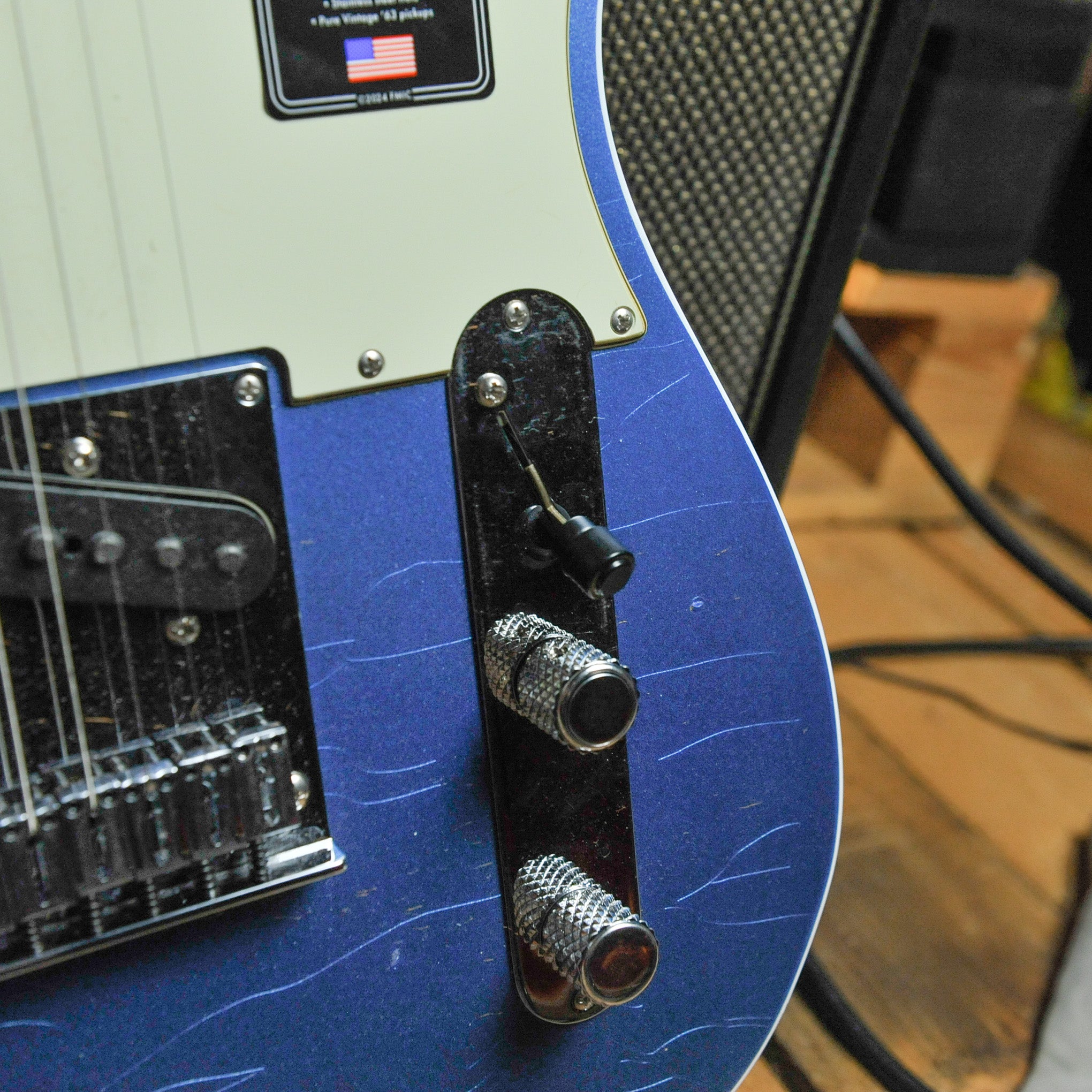 Fender American Ultra Luxe Vintage '60s Telecaster® Custom, Rosewood Fingerboard, Lake Placid Blue