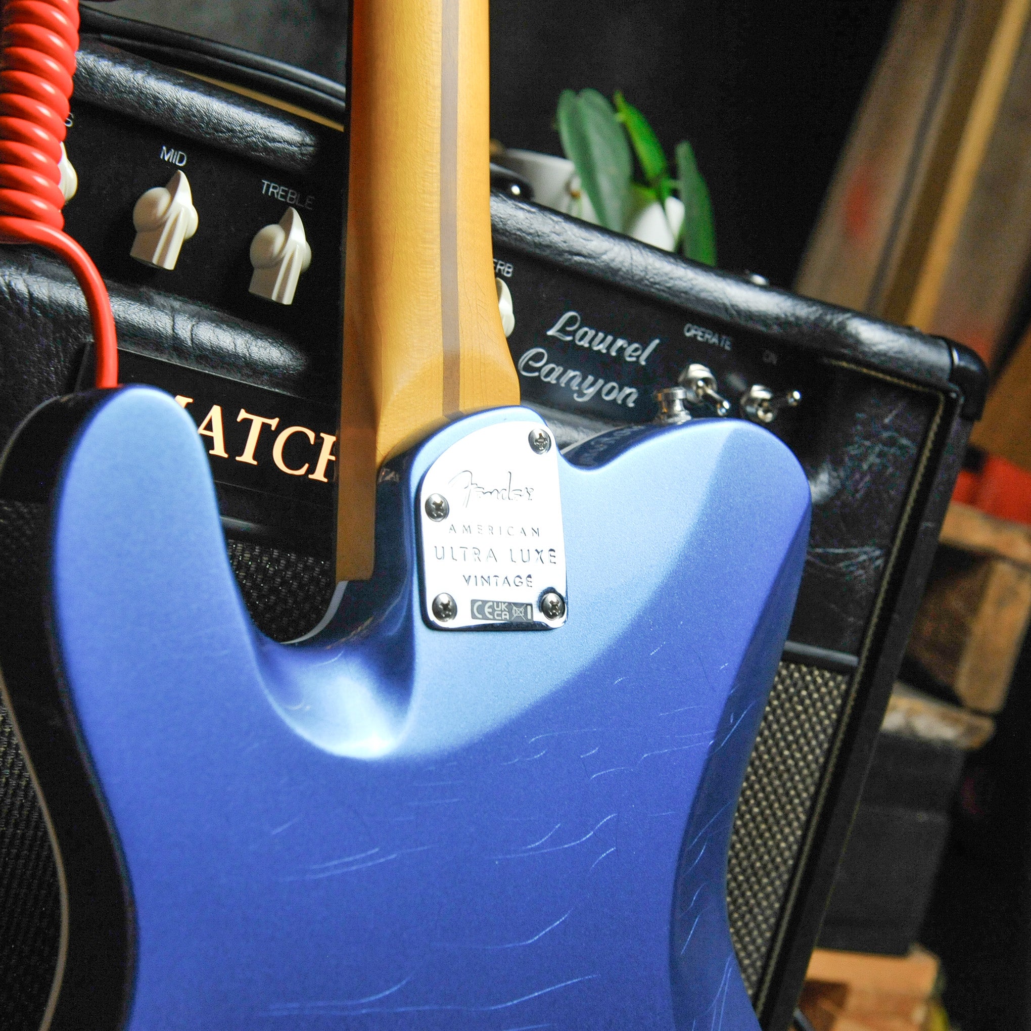 Fender American Ultra Luxe Vintage '60s Telecaster® Custom, Rosewood Fingerboard, Lake Placid Blue