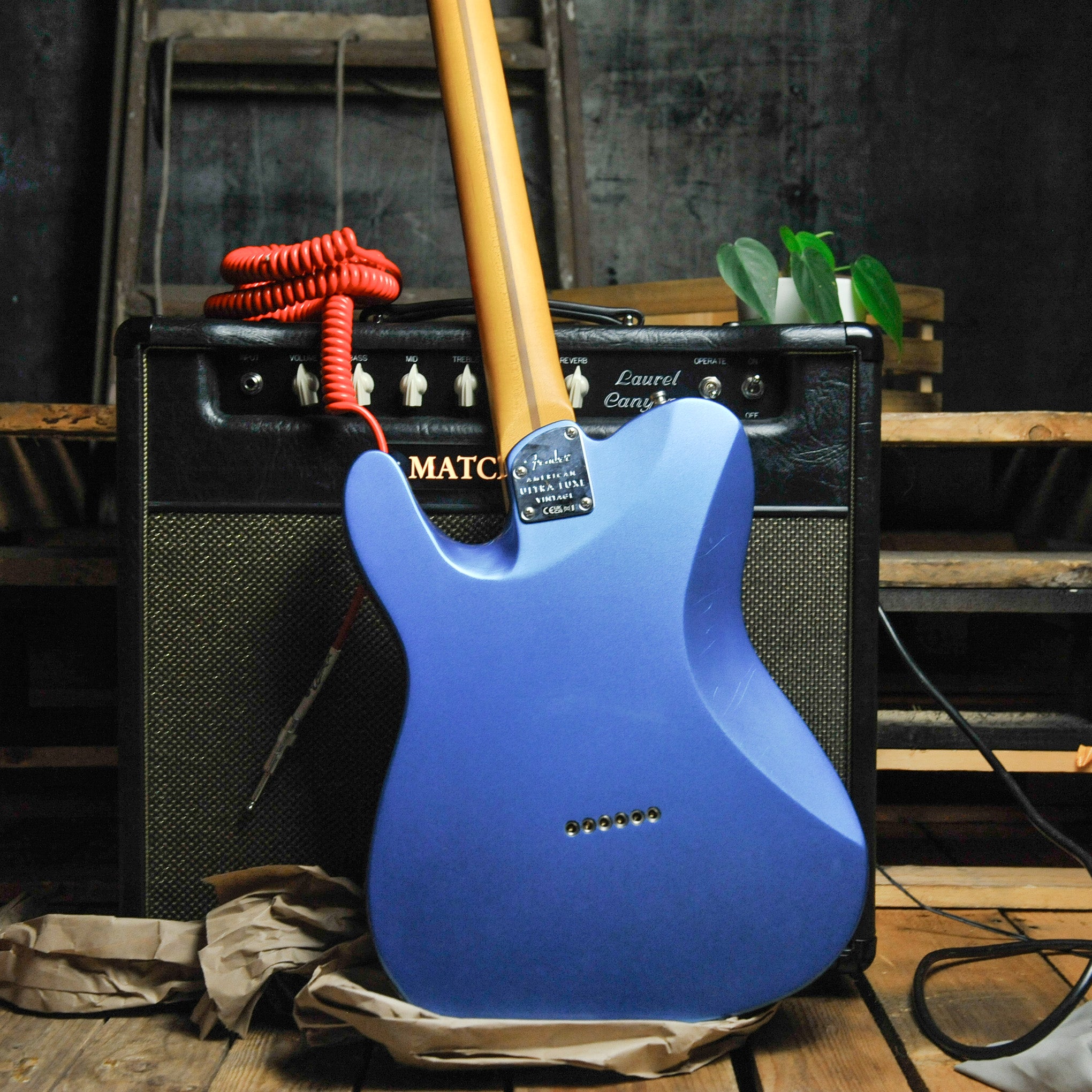 Fender American Ultra Luxe Vintage '60s Telecaster® Custom, Rosewood Fingerboard, Lake Placid Blue