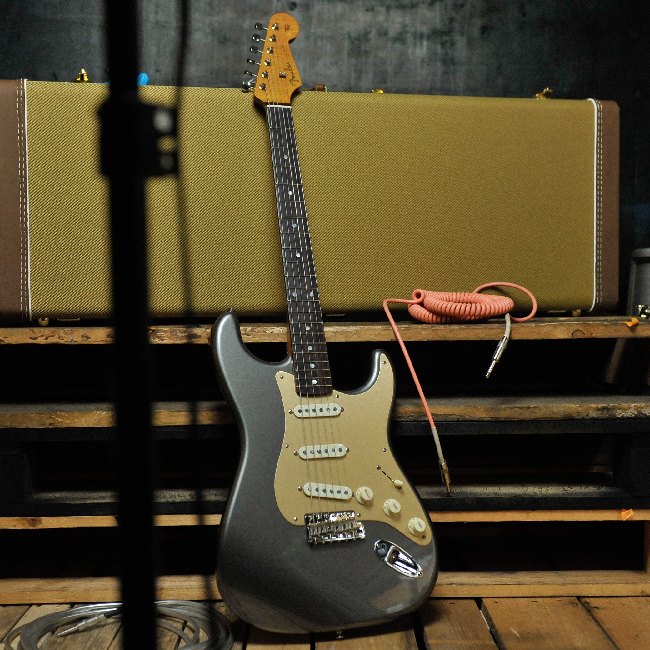 Fender Custom Shop Limited-edition Roasted Stratocaster Special NOS Electric Guitar - Aged Pewter