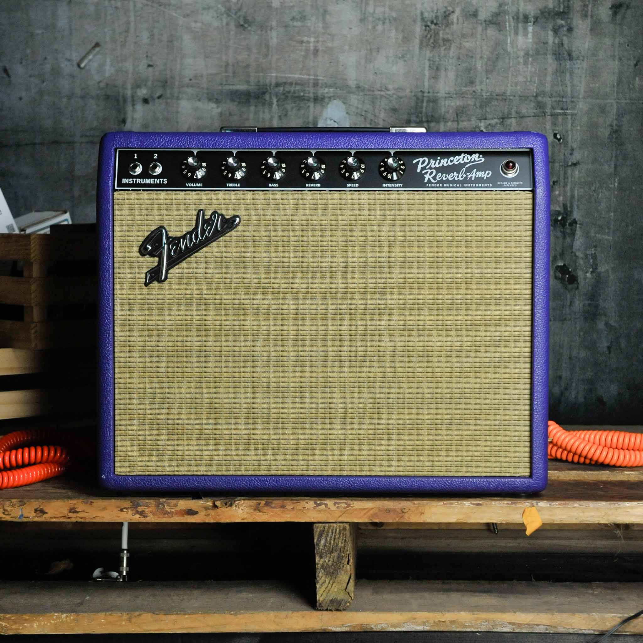 Fender FSR '65 Princeton Reverb - Plum/Wheat w/Celestion G12M Greenback (Limited Edition)