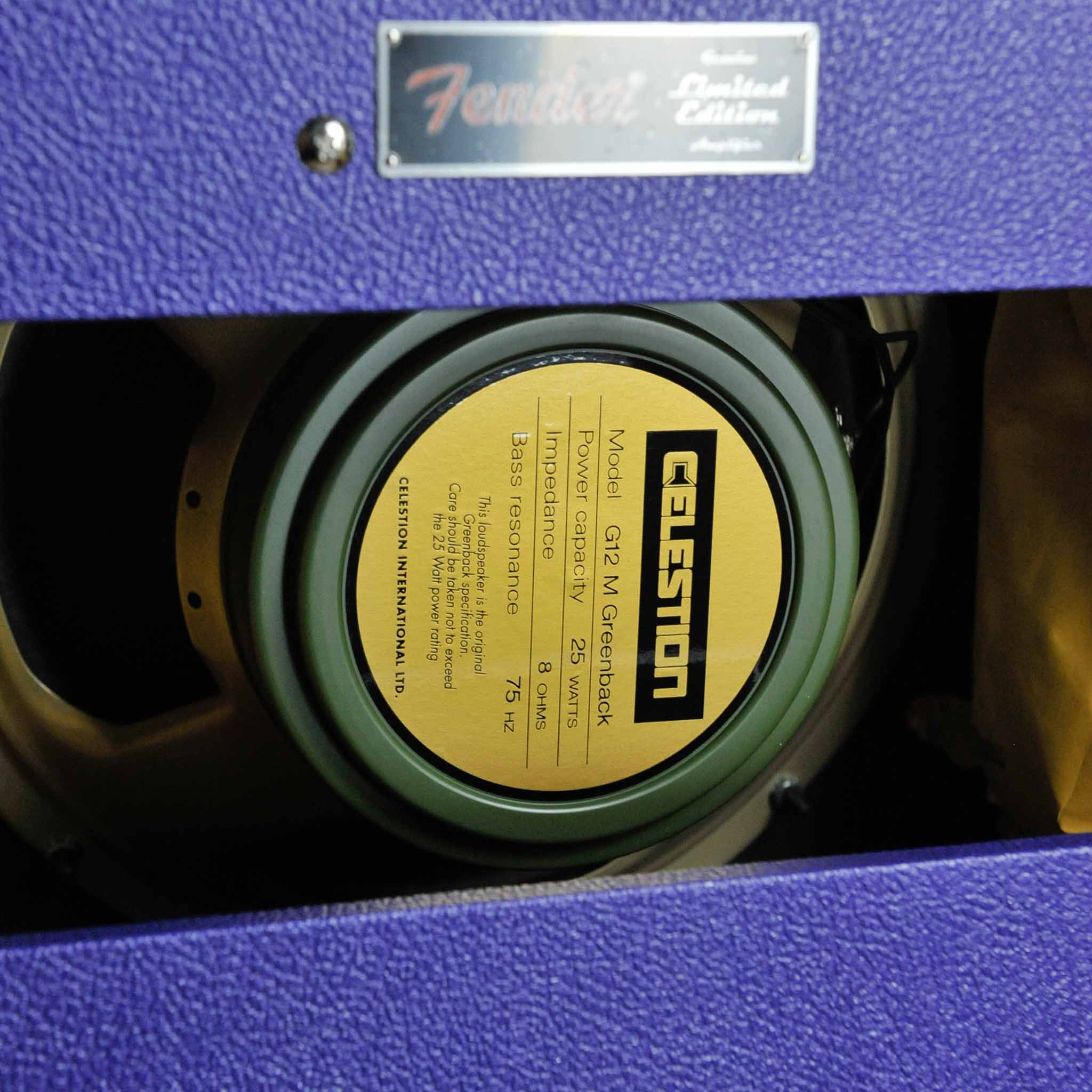 Fender FSR '65 Princeton Reverb - Plum/Wheat w/Celestion G12M Greenback (Limited Edition)