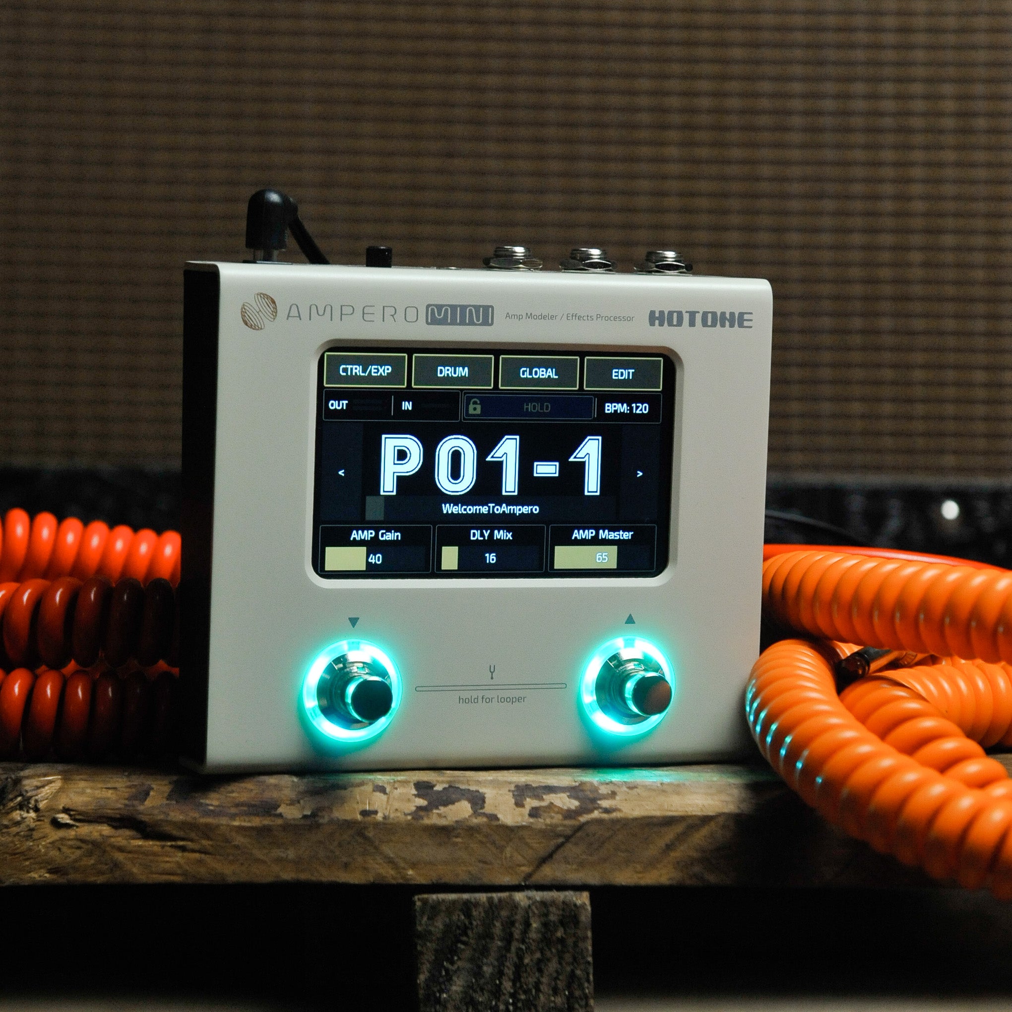 Hotone Ampero Mini Compact Amp Modeller & Effects Processor