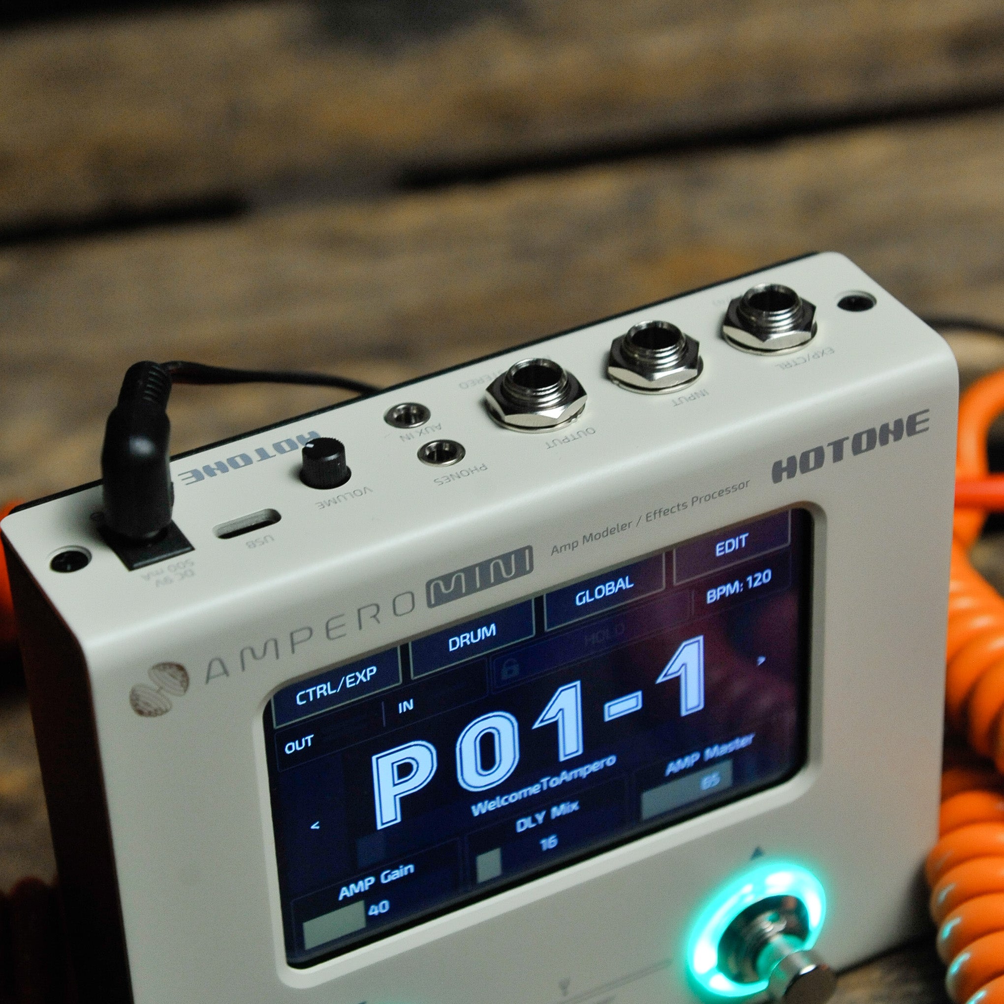 Hotone Ampero Mini Compact Amp Modeller & Effects Processor