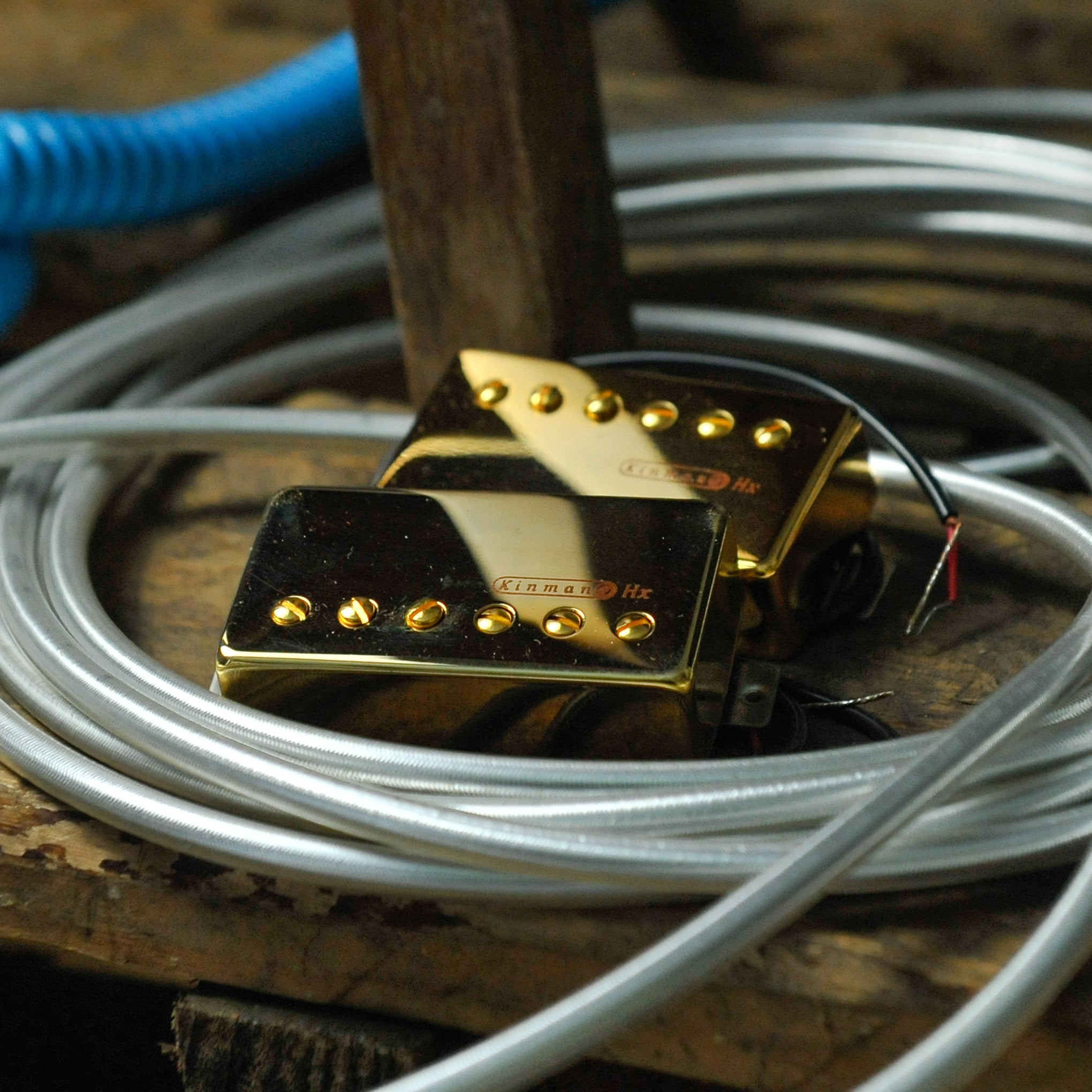 Kinman 59LPS Bridge & 59LPS-Lite Humbucker Set of 2 - Gold