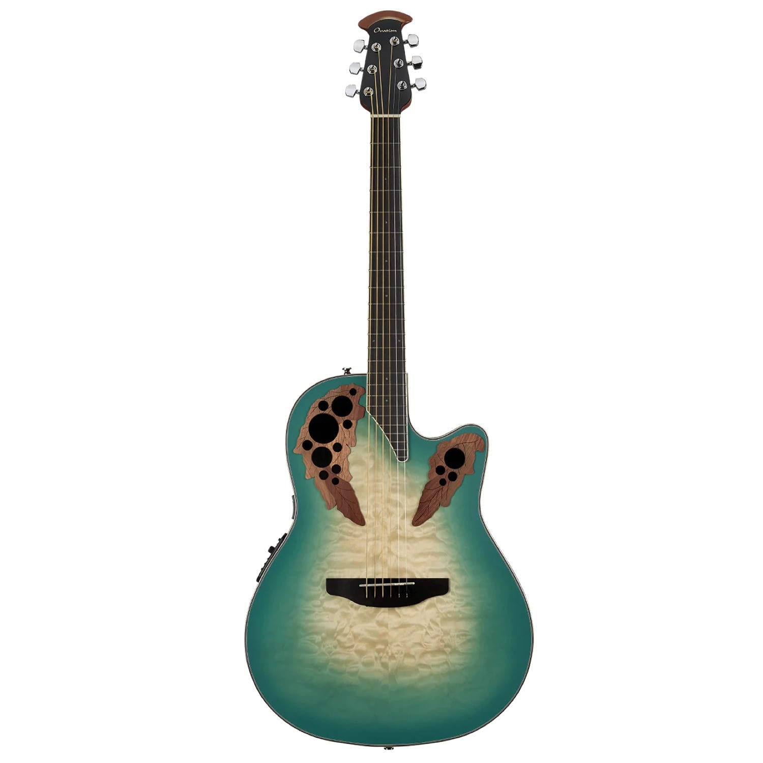 Ovation CE44X-9B Celebrity Elite Exotic Mid Depth - Mint Green