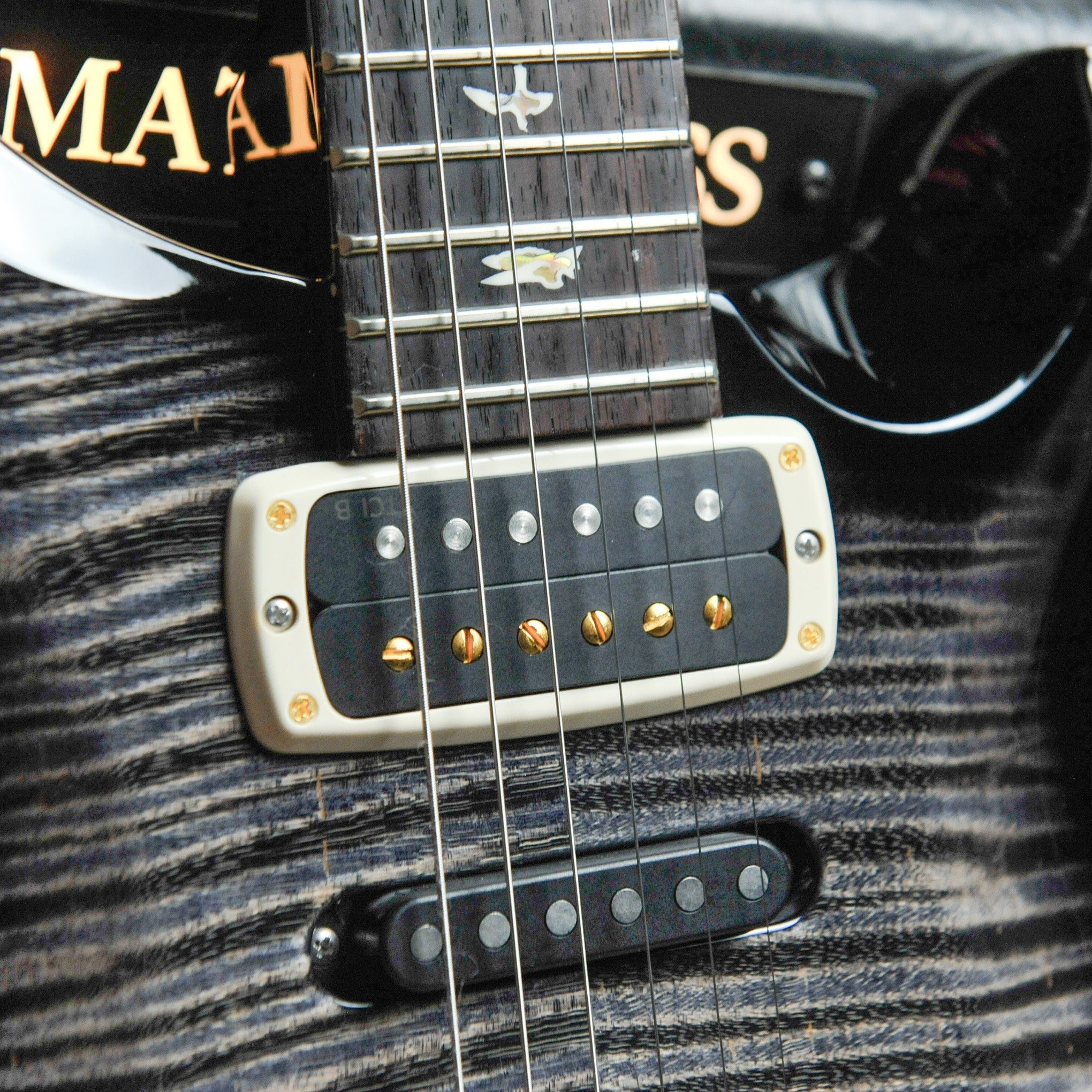 PRS Modern Eagle V: 10 Top, Charcoal Burst w/Case