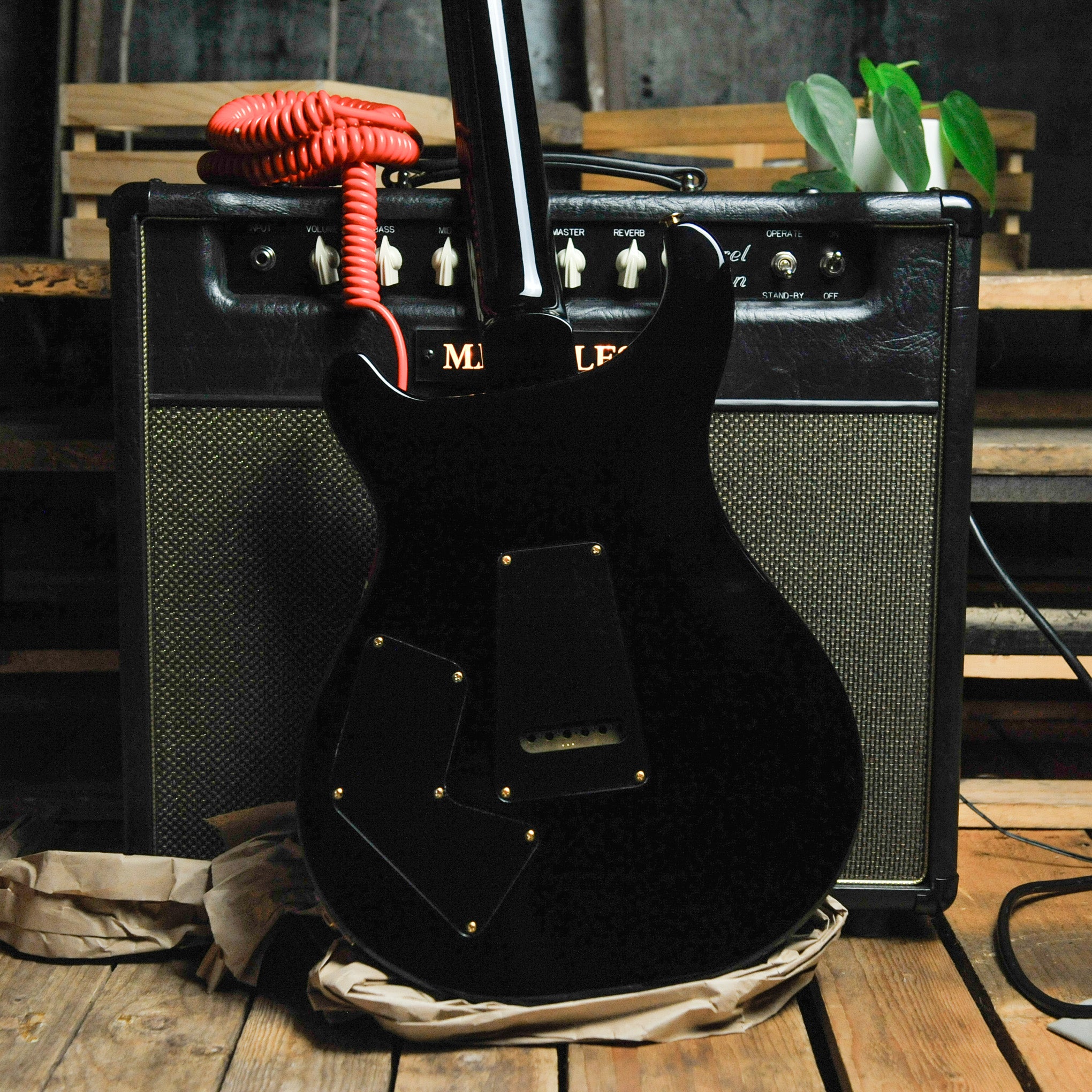 PRS Modern Eagle V: 10 Top, Charcoal Burst w/Case