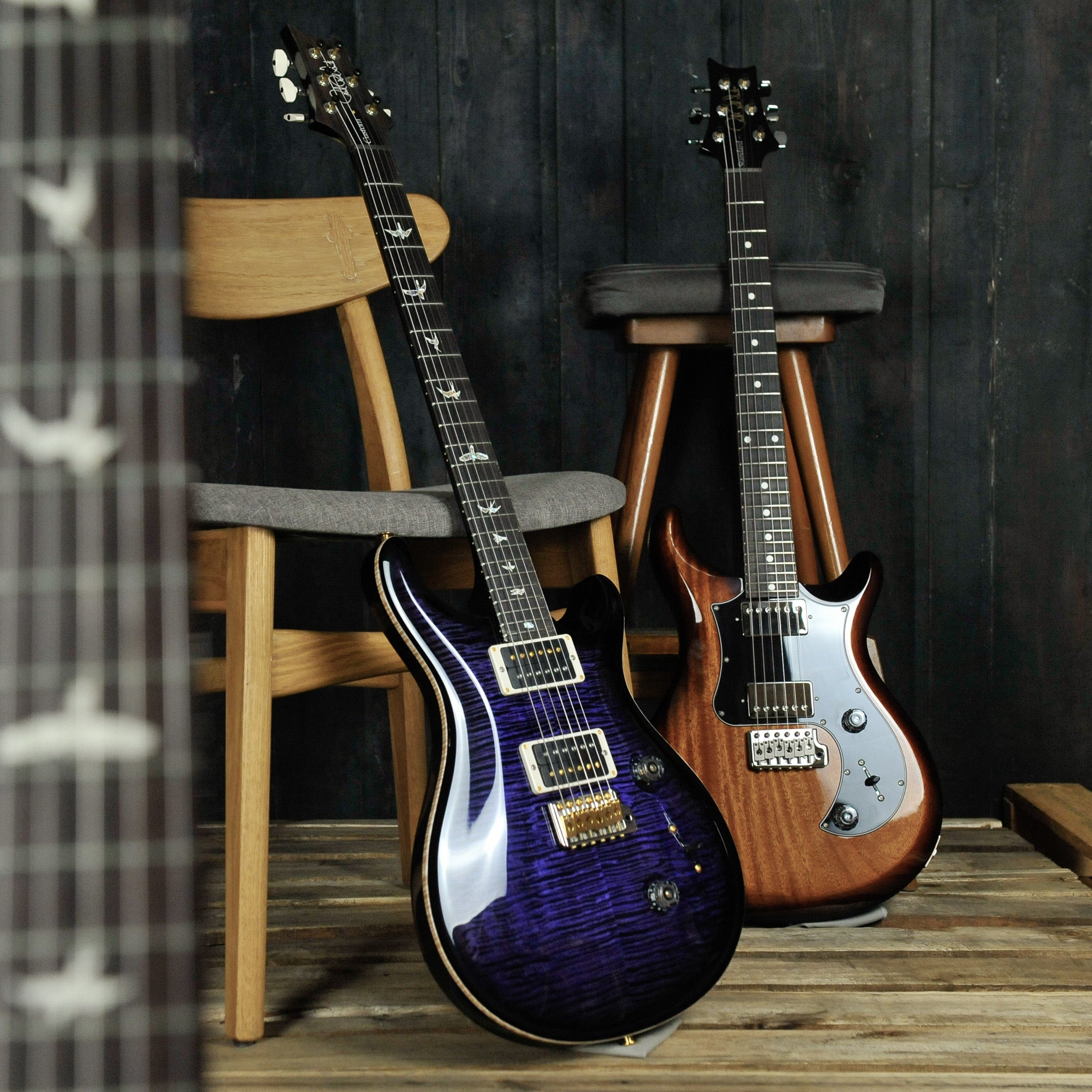 PRS Custom 24, Pat Thin, 10 Top, Purple Mist