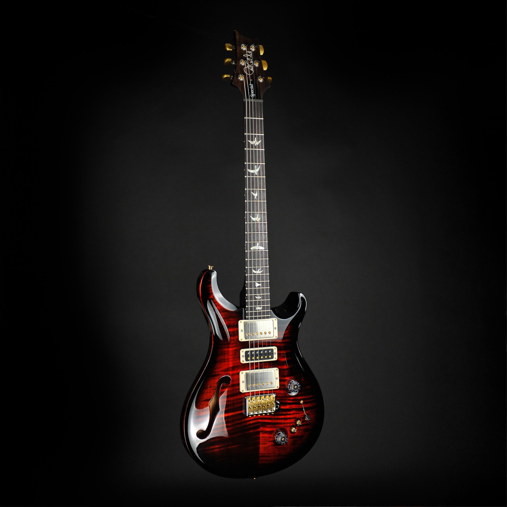 PRS Special Semi Hollow: 10 Top, Fire Smokeburst w/Case