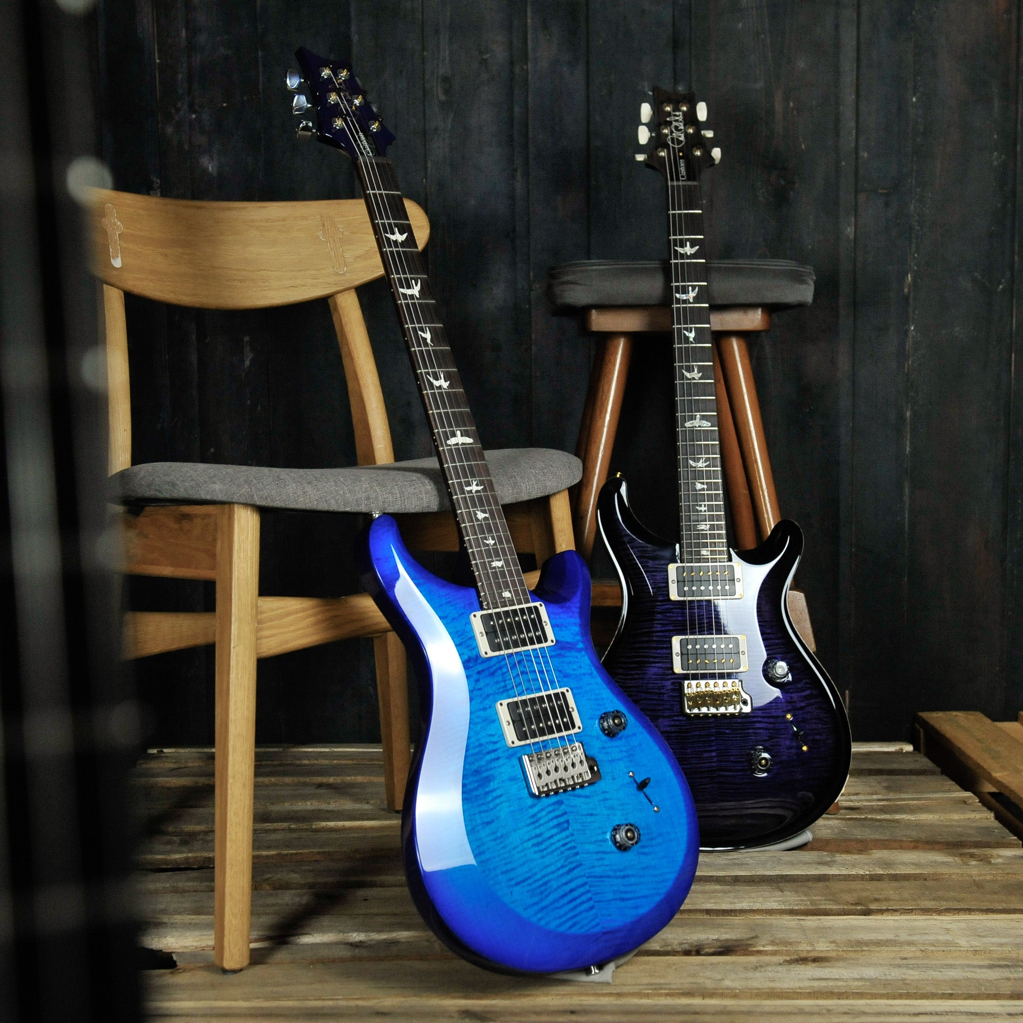 PRS S2 Custom 24, Lake Blue w/Bag