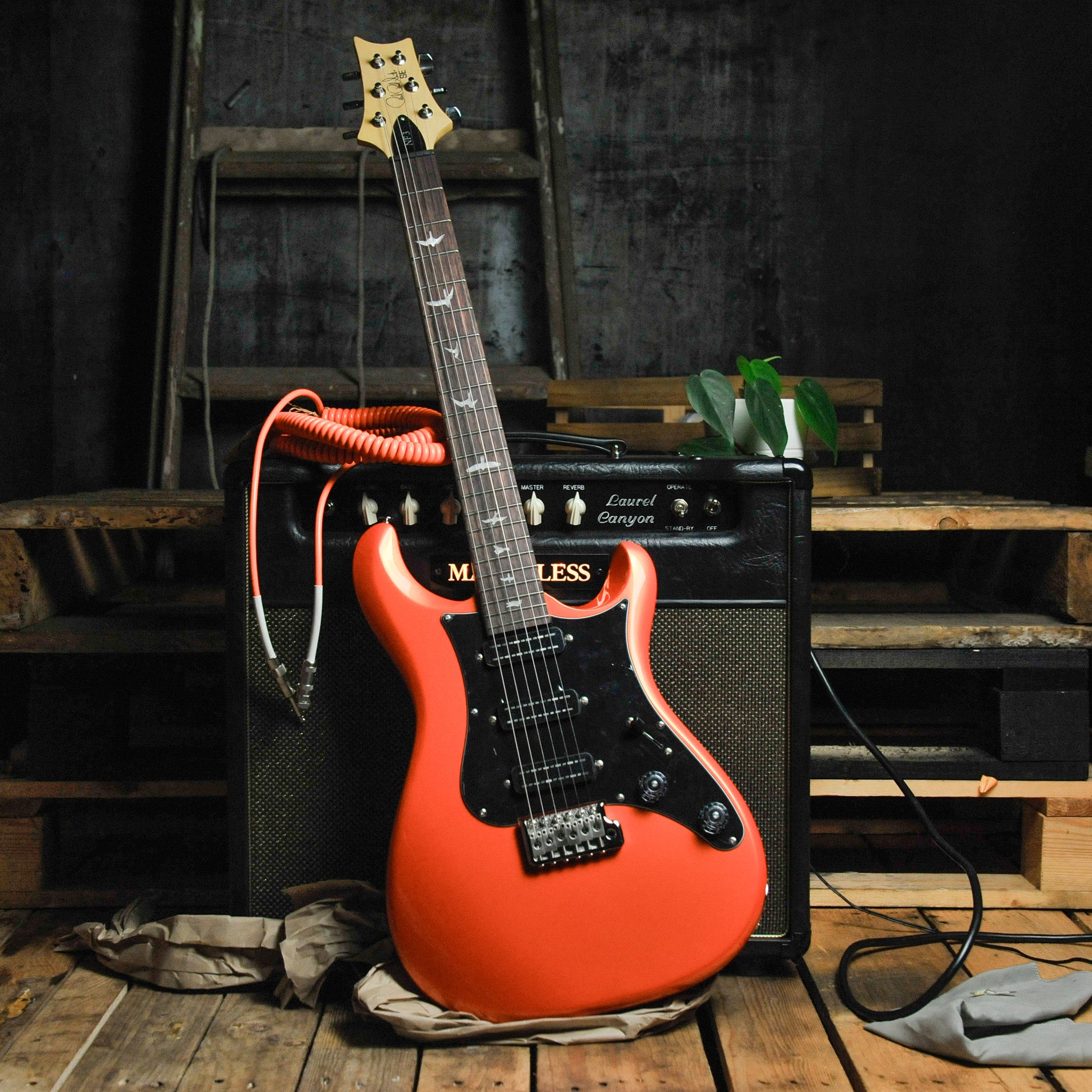 PRS SE NF3 Rosewood Fingerboard (Metallic Orange) w/Bag