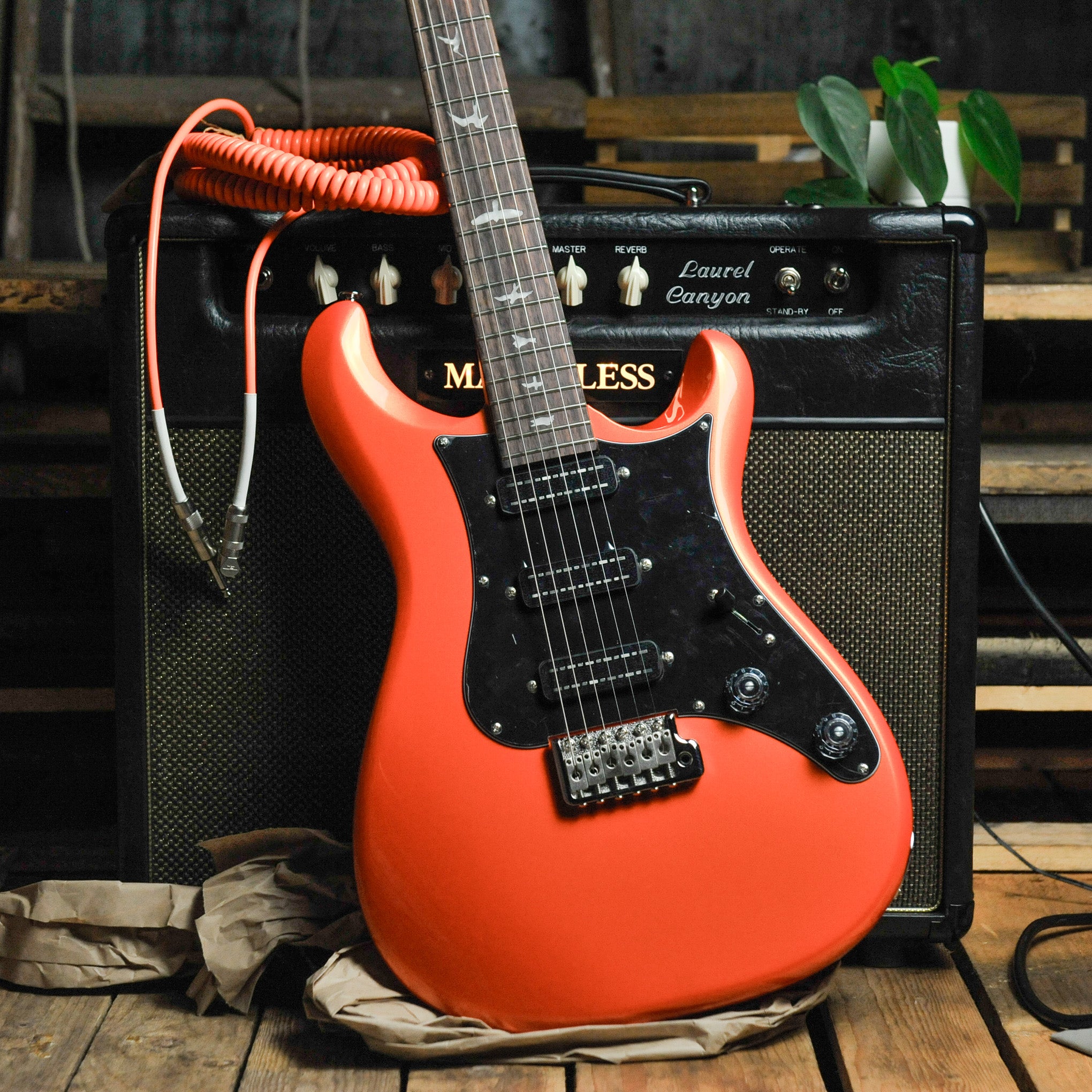 PRS SE NF3 Rosewood Fingerboard (Metallic Orange) w/Bag