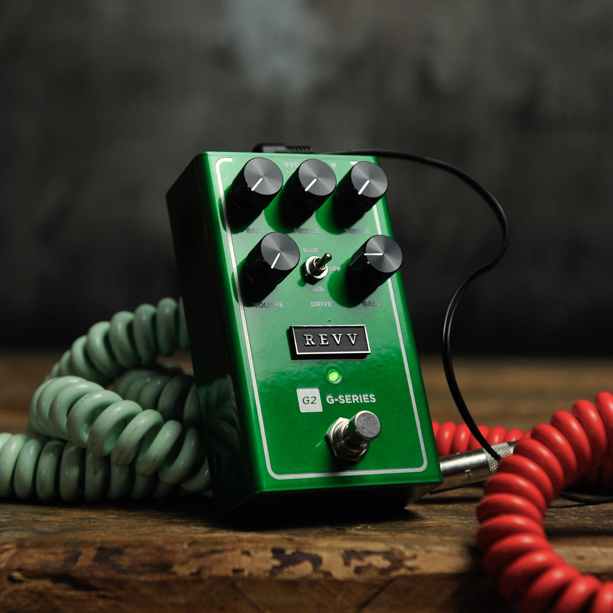 REVV G2 v2 Green Channel Transparent Overdrive Pedal