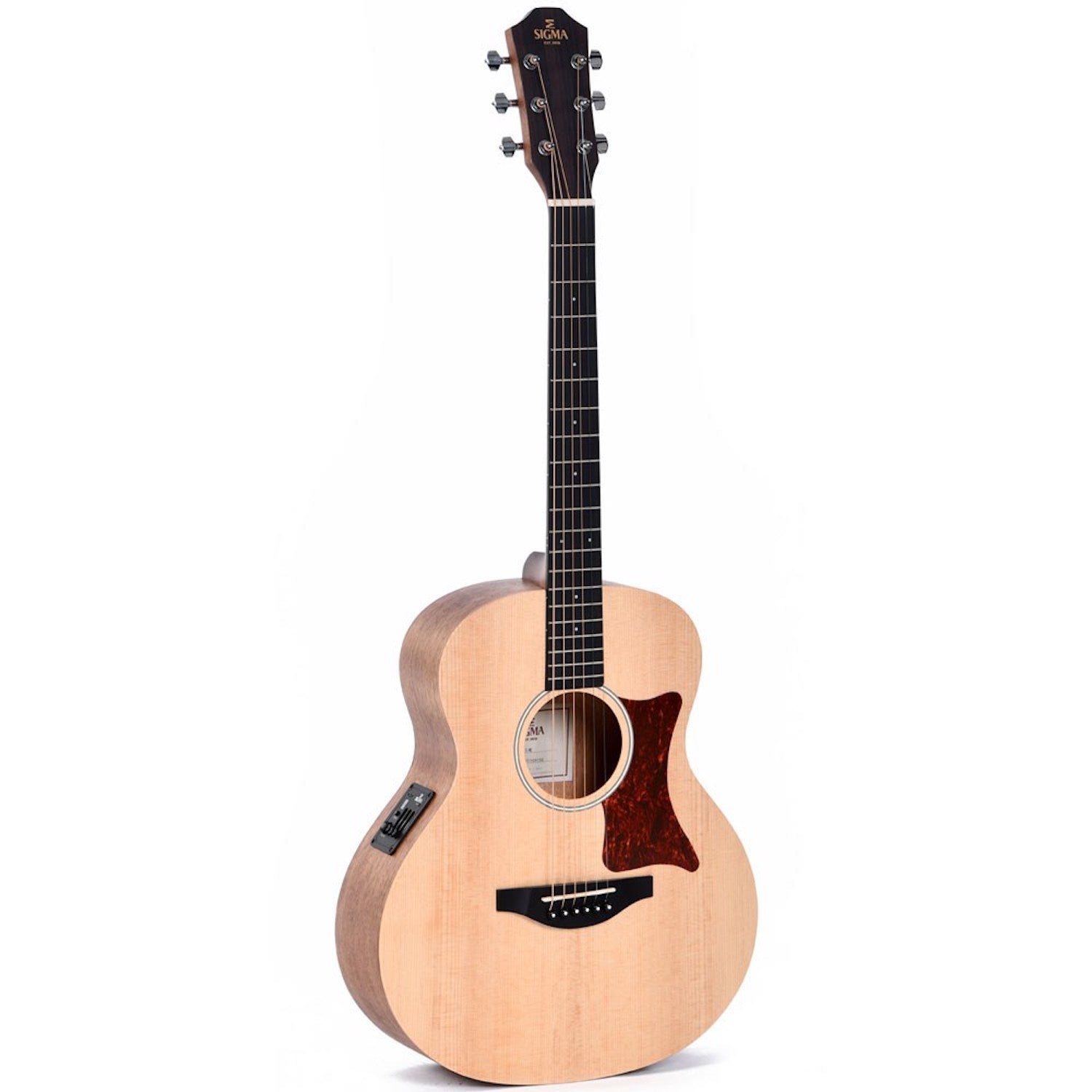 Sigma GSME Short Scale Acoustic Guitar Solid Spruce Top & Pickup w/Bag