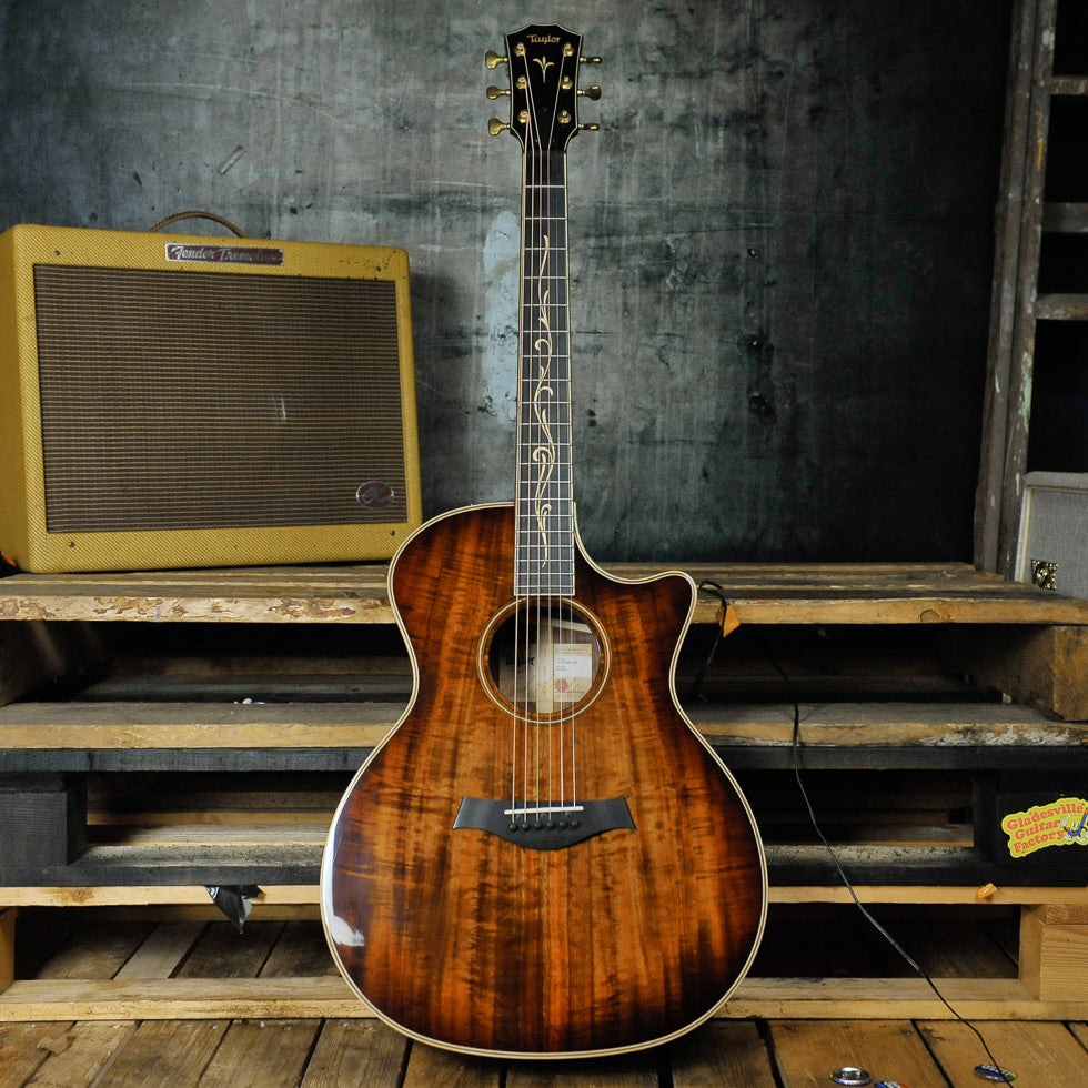 美品 Taylor K24ce Taylor Builder's Edition K24ce Grand Auditorium 6-String Acoustic