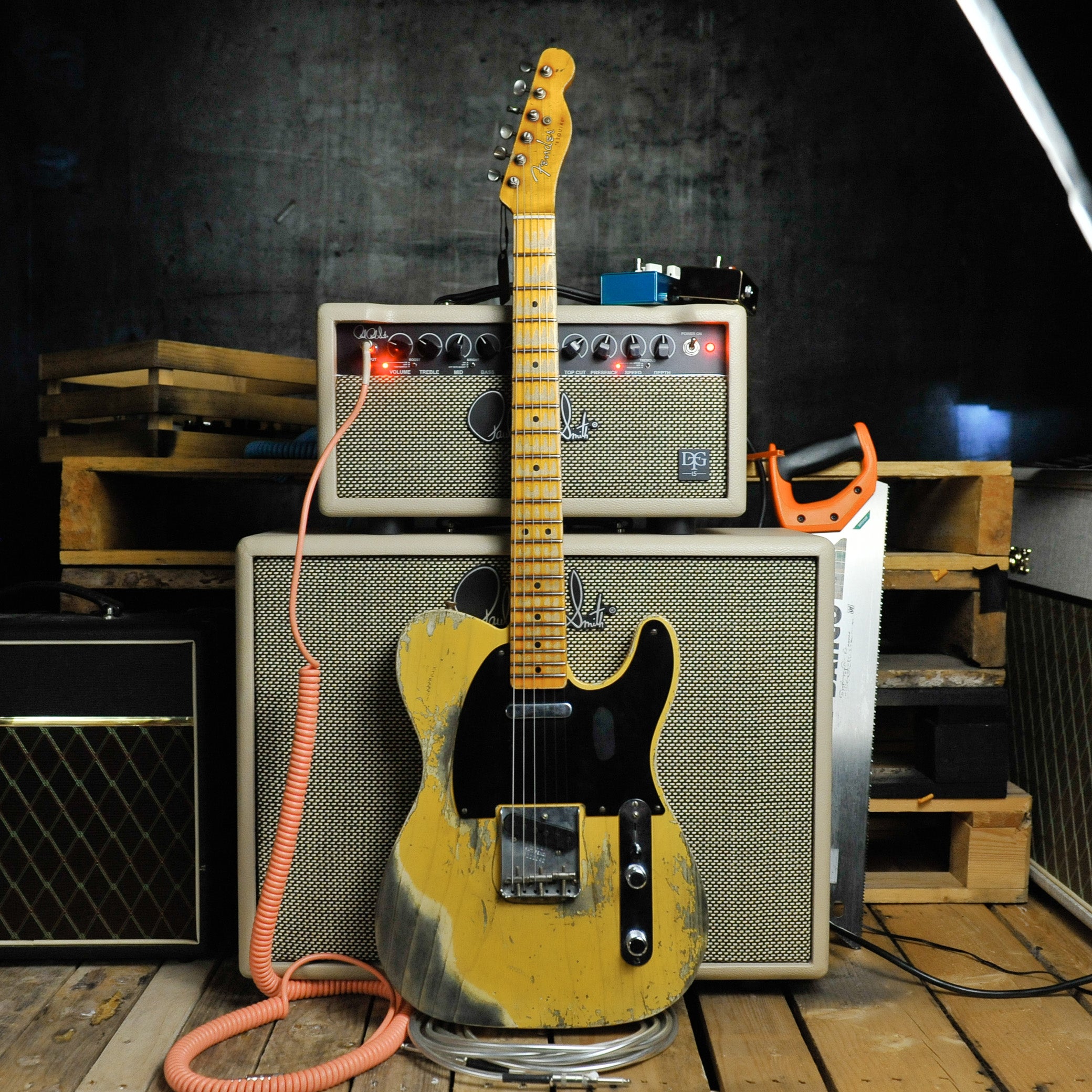 Fender Custom Shop Limited Edition 1950 Double Esquire® - Super Heavy Relic Aged Nocaster Blonde - Used