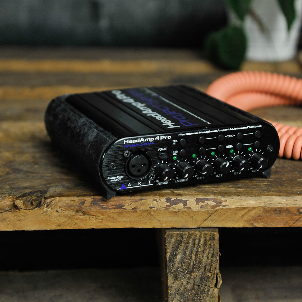 ART HeadAmp 4 Pro Headphone Amplifier with Talkback - Used