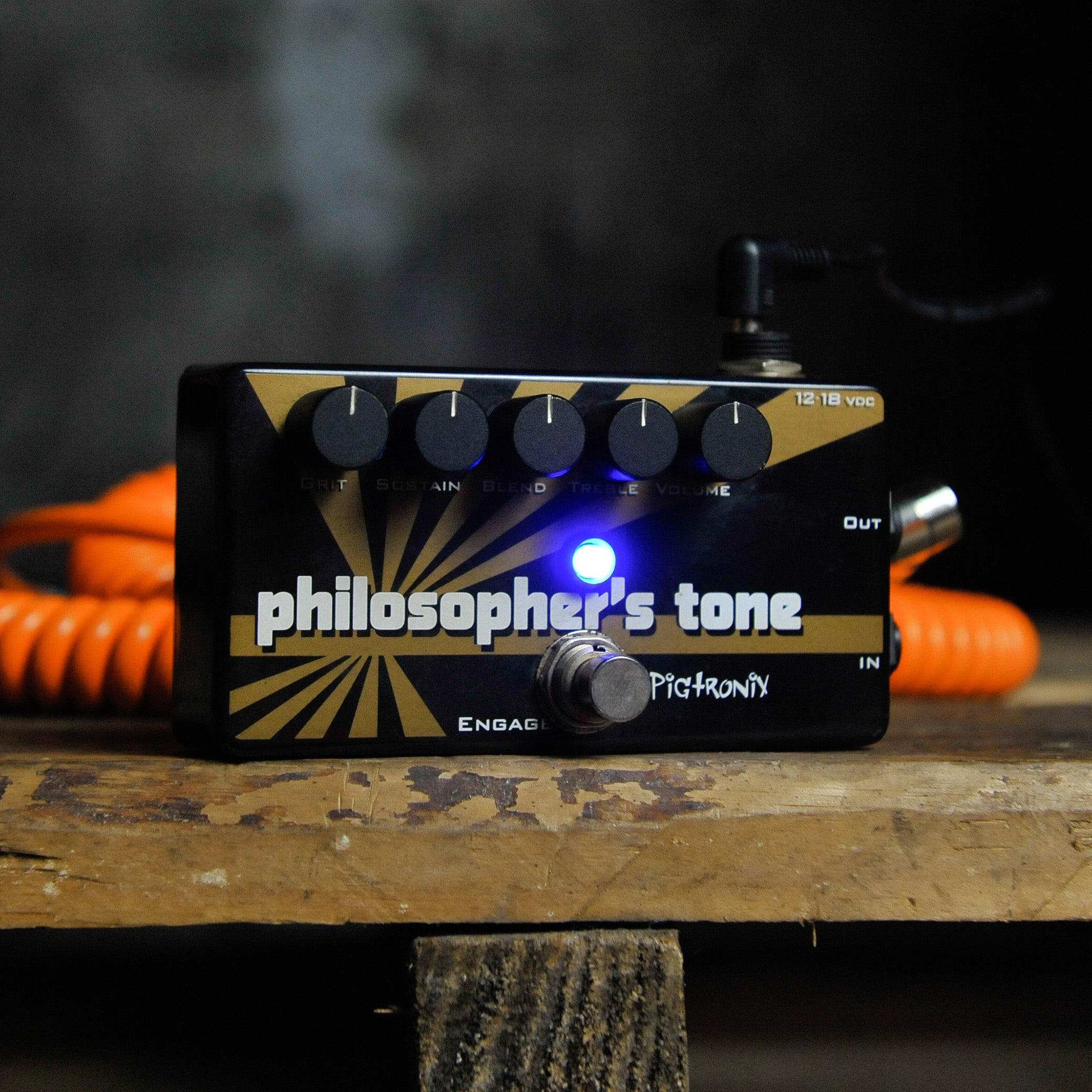 Pigtronix Pihilosophers Tone Compressor, Sustain Distortion Pedal - Used