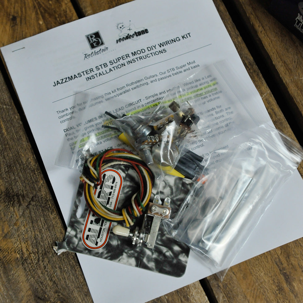 Rothstein Guitars Jazzmaster Super Mod DIY Wiring Kit - Unopened - Used