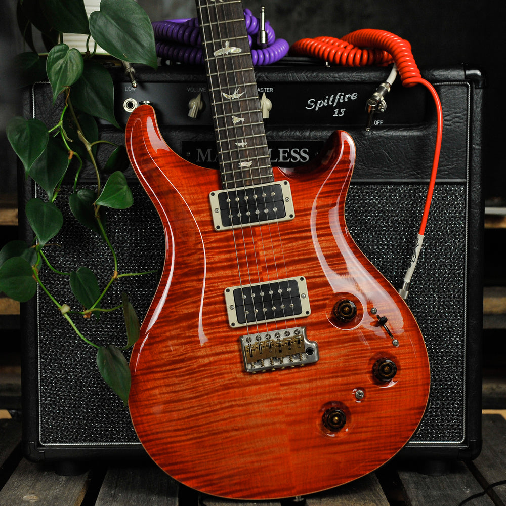 PRS 2015 Custom P22 Piezo 10 Top Blood Orange w/Case