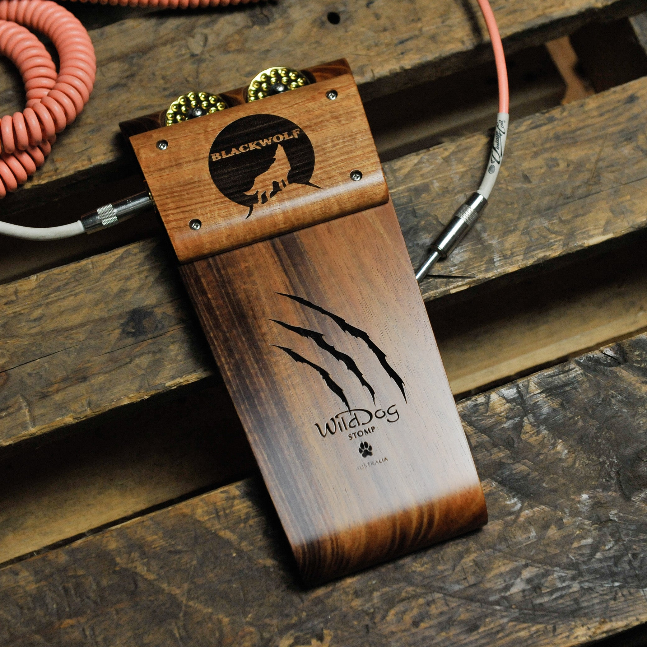 Wild Dog Blackwolf Custom Shop Stomp Box - Blackwood Timber