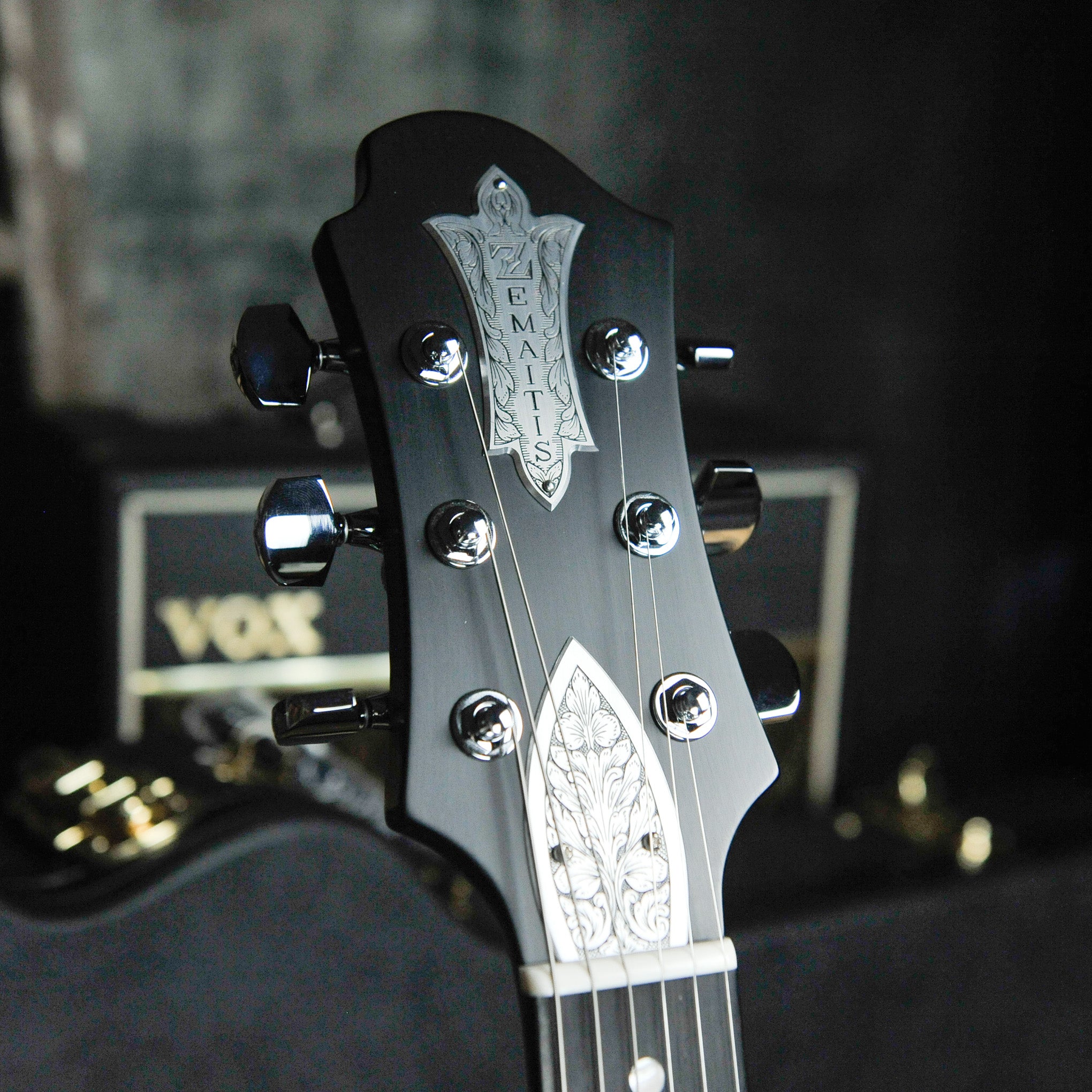 Zemaitis DFG24-3 Humbucker Electric Guitar - Black