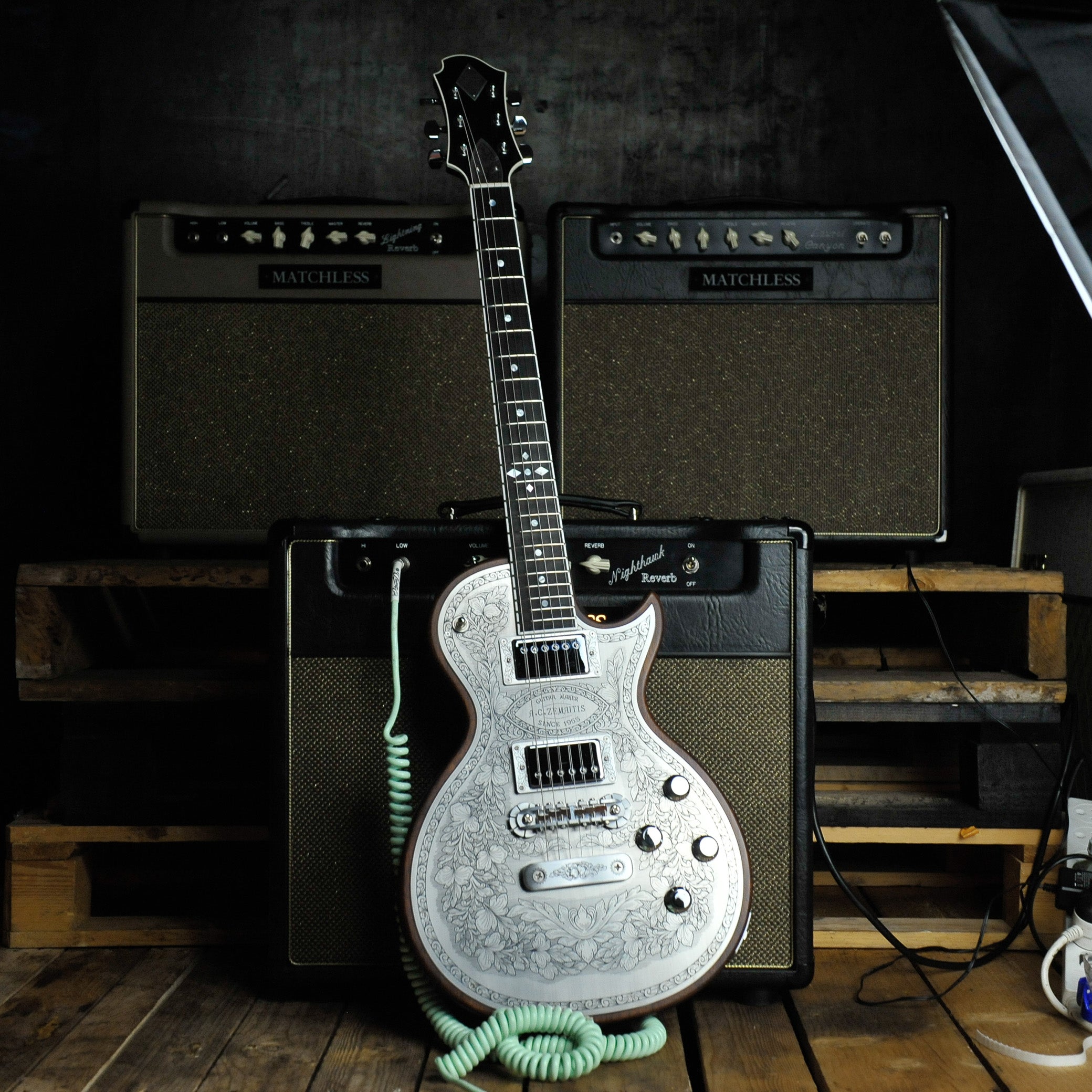 Zemaitis MFG-AC-22-Natural Electric Guitar