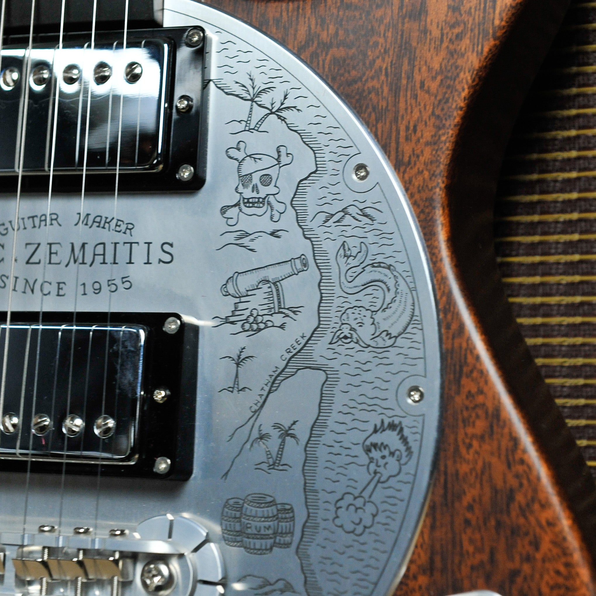 Zemaitis DFG24-2 Humbucker Electric Guitar - Natural